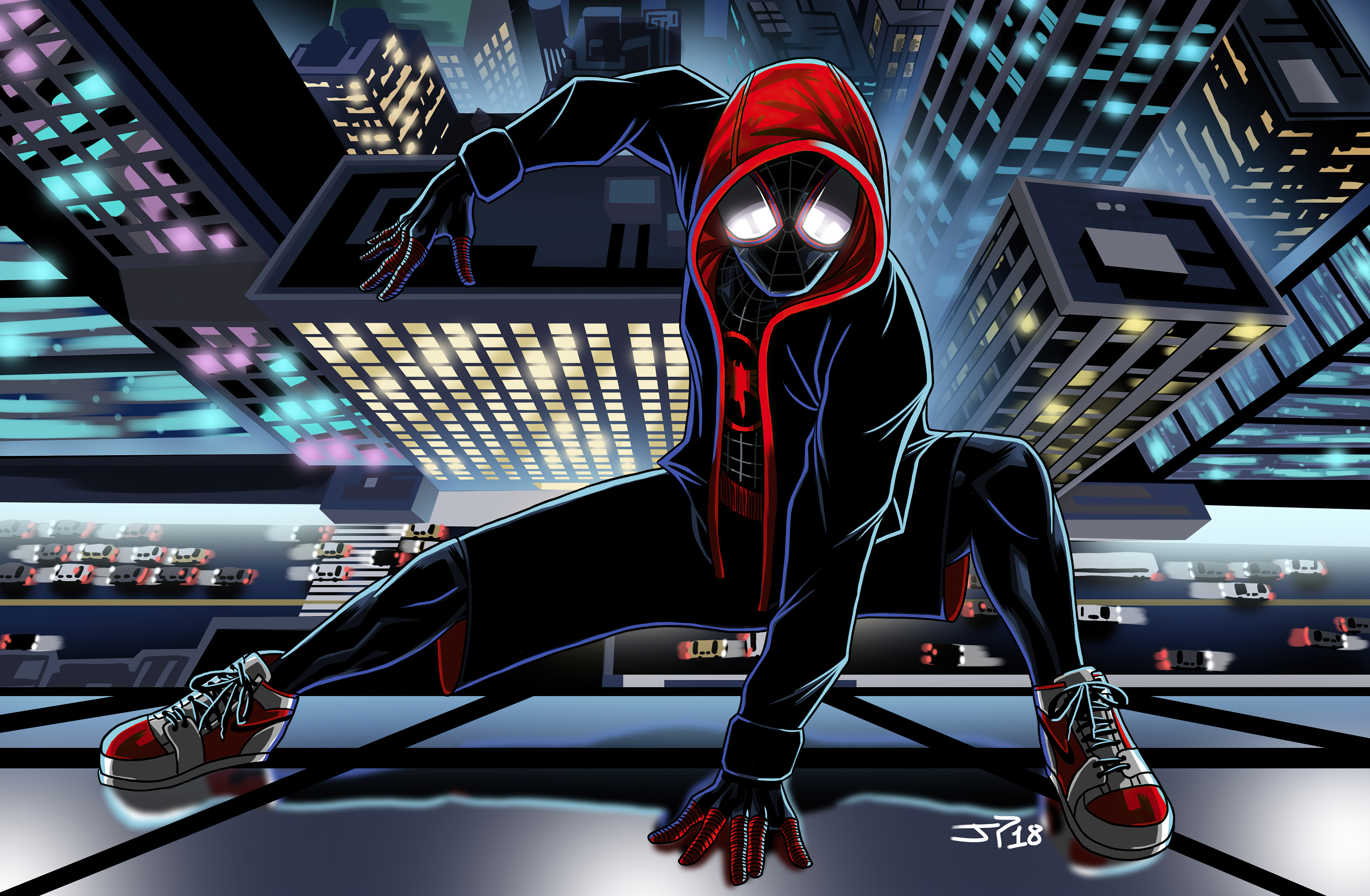 Spiderman Miles Morales Animated 4k, HD Superheroes, 4k Wallpapers, Image, Backgrounds, Photos and Pictures