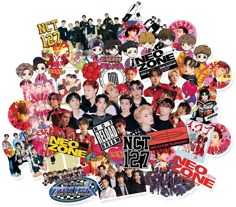 Nct127 62Pccs Sticker Pack NEO Zone Kpop sticker vinly Sticker NCT NCT Sticker for fans, Everything Else