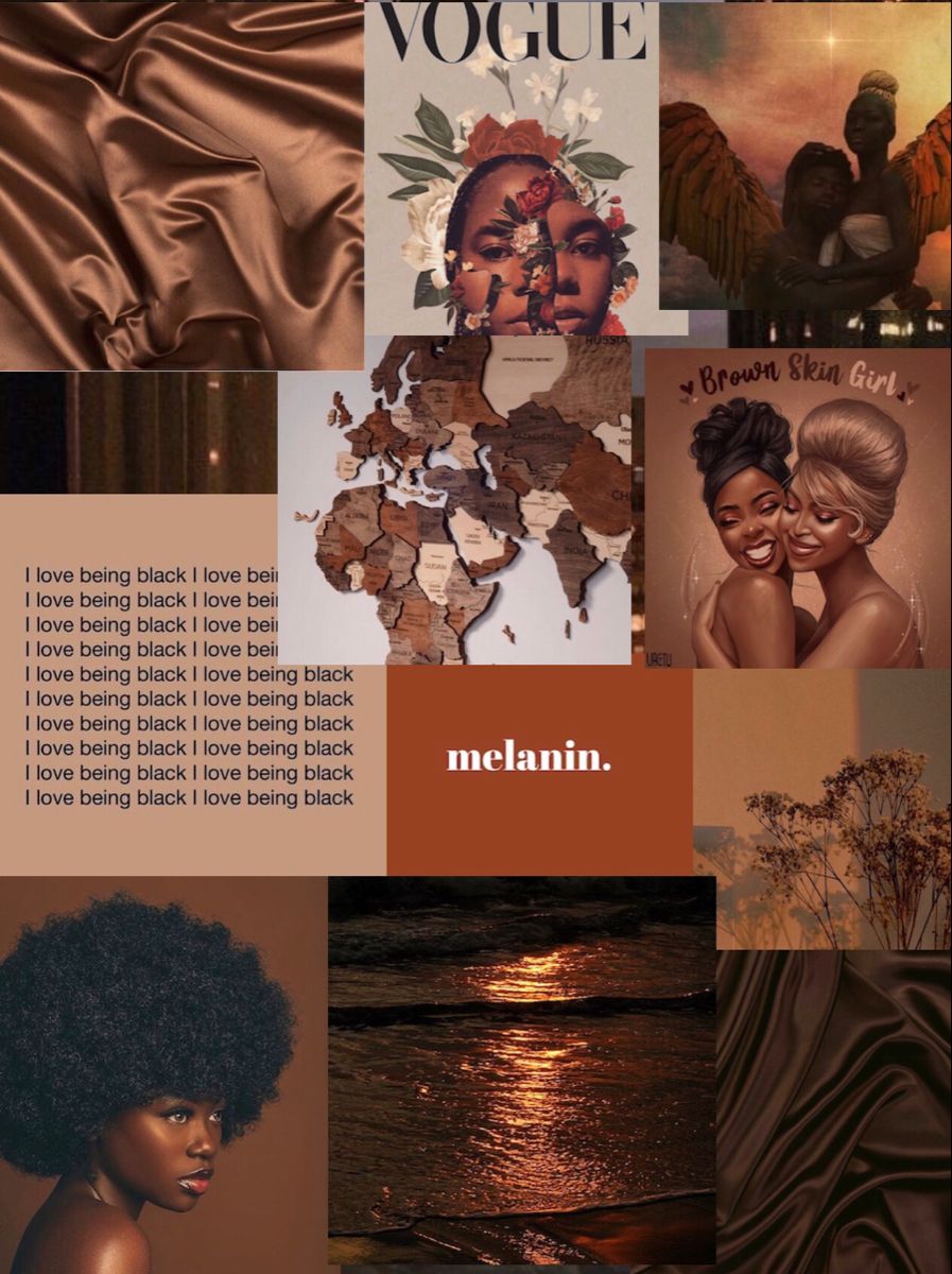 Melanin. Black aesthetic wallpaper, Black girl magic art, Black love art