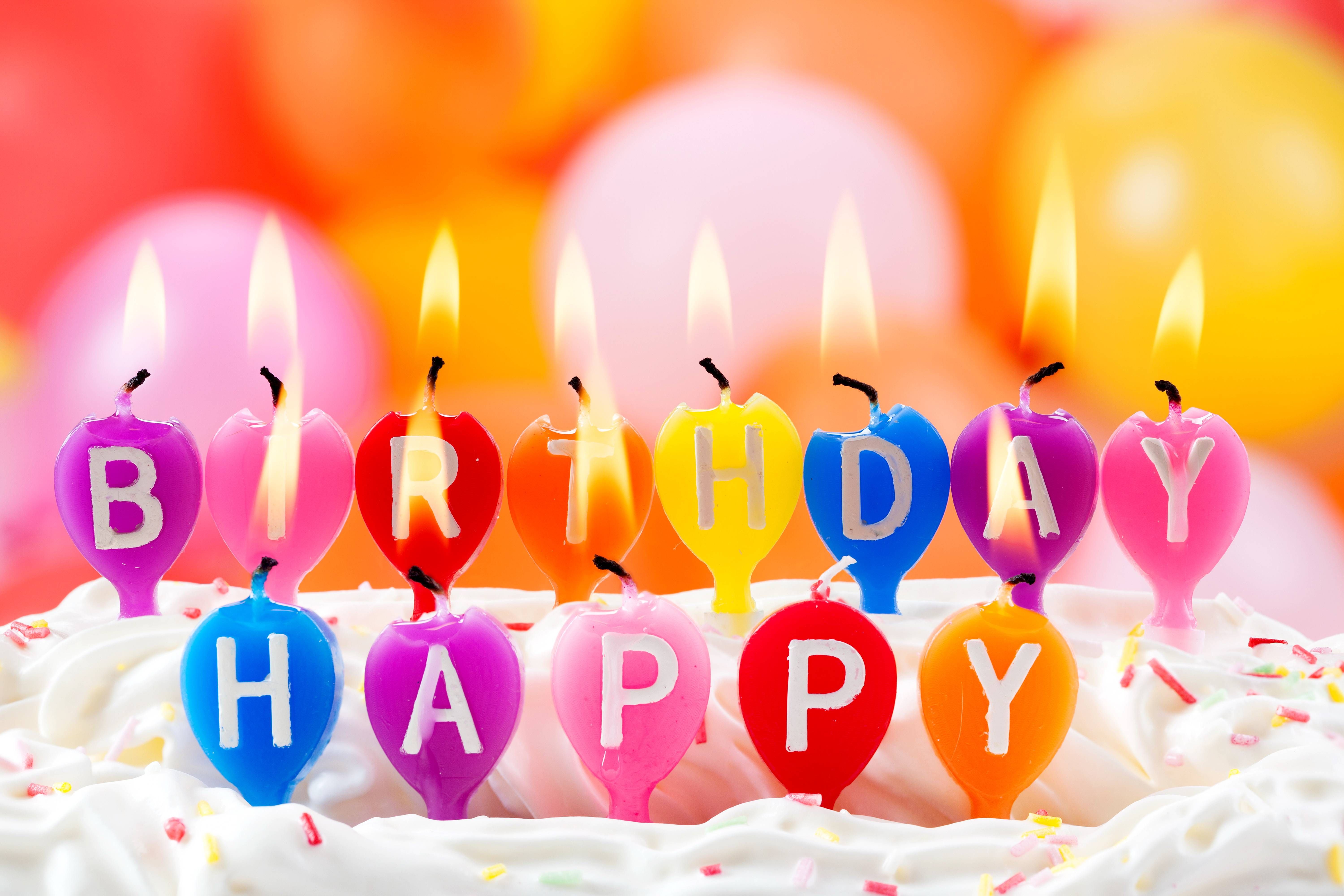 Happy Birthday Wallpaper for PC, Mobile. Happy birthday candles, Happy birthday wishes image, Birthday wishes and image
