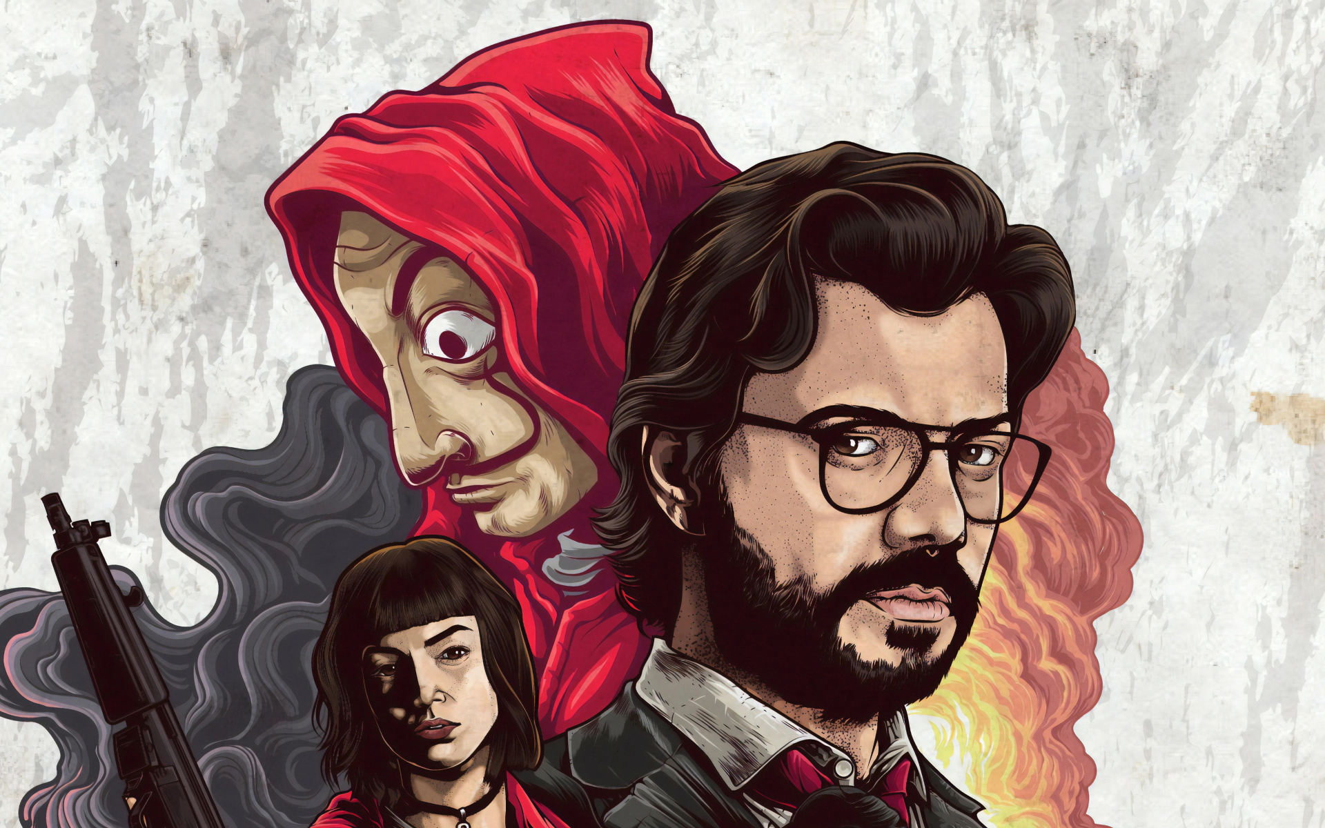 The Professor, Money Heist 4k Ultra HD Wallpaper