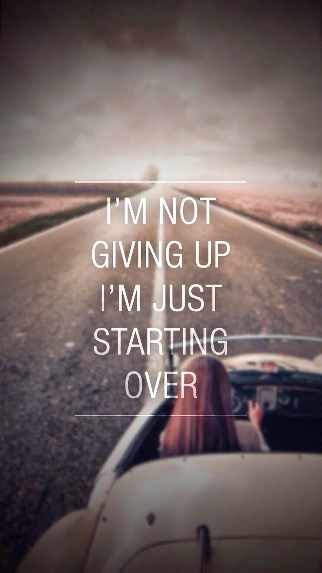 Never Give Up iPhone Wallpaper