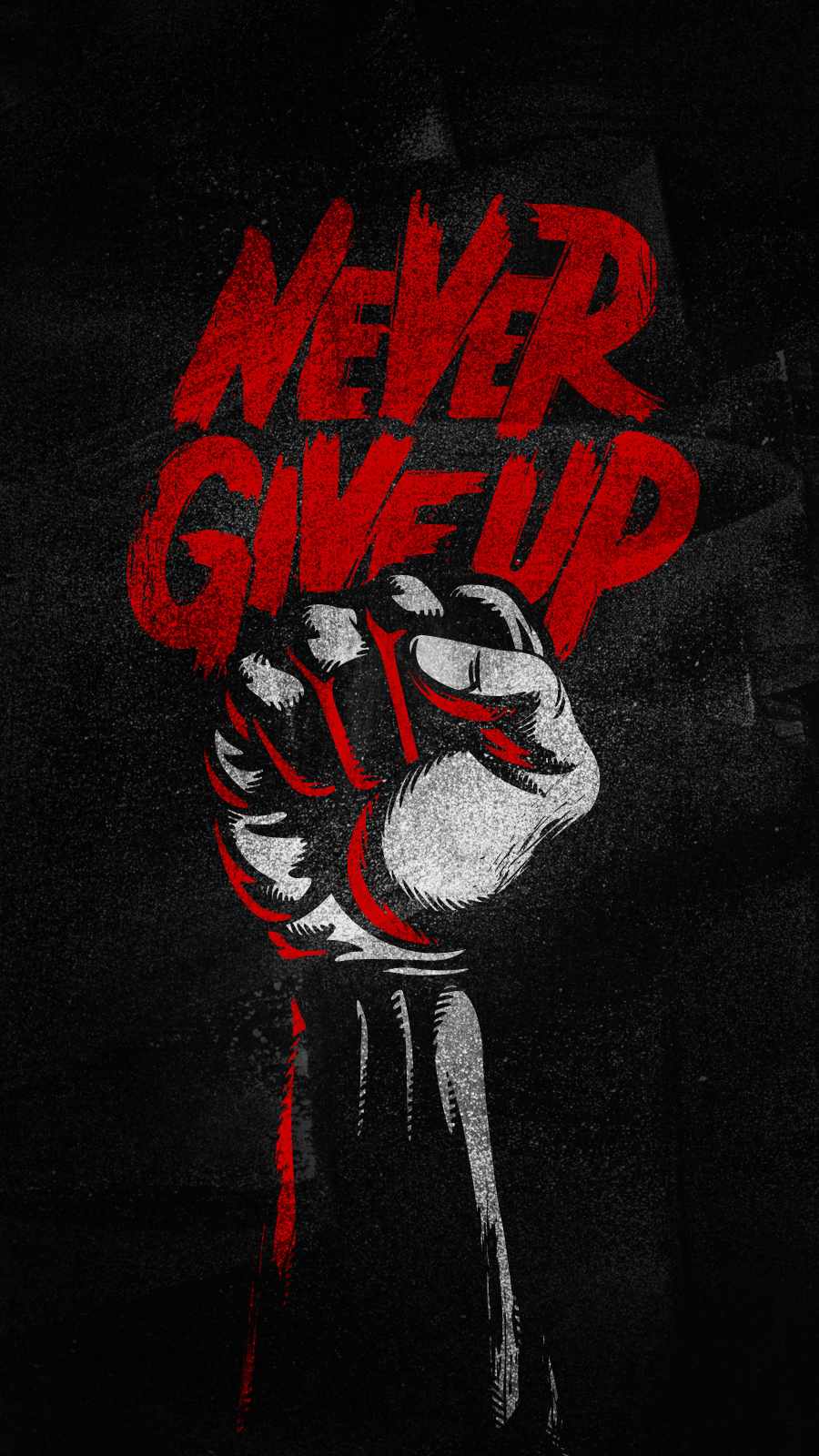 Never Give Up Wallpaper, iPhone Wallpaper