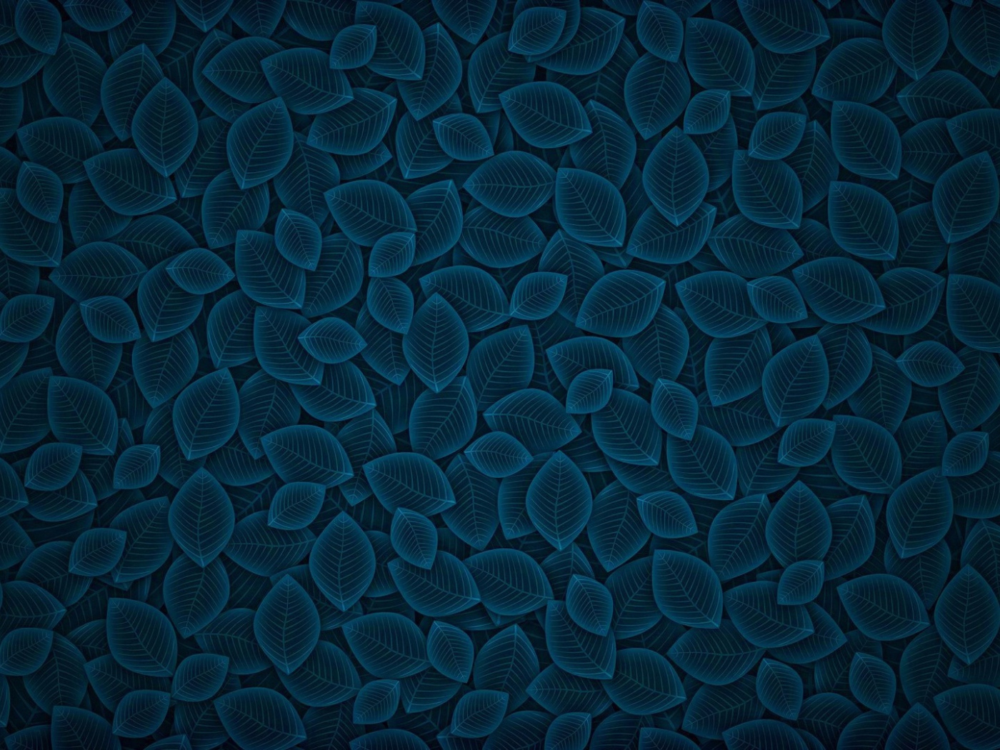 Background of blue leaves Desktop wallpaper 1400x1050
