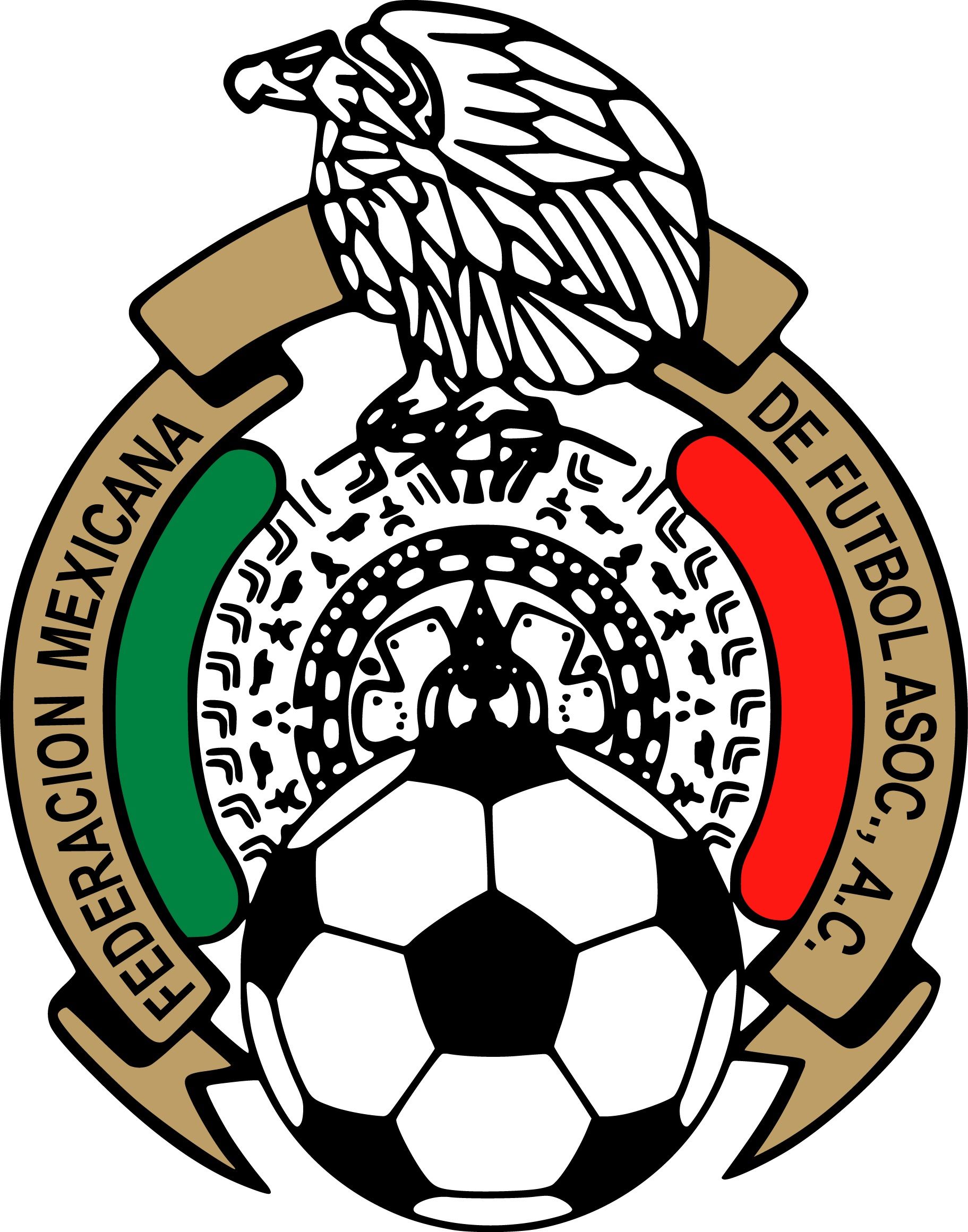 Mexican Football Federation & Mexico National Football Team Logo. Mexico football team, Football team logos, Mexico soccer