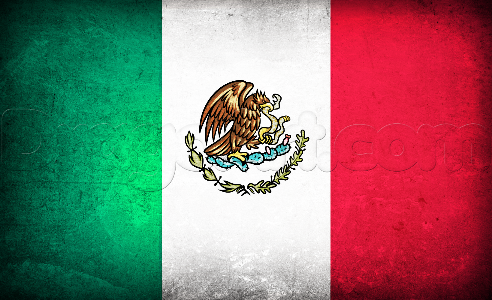 Mexico Flag Background