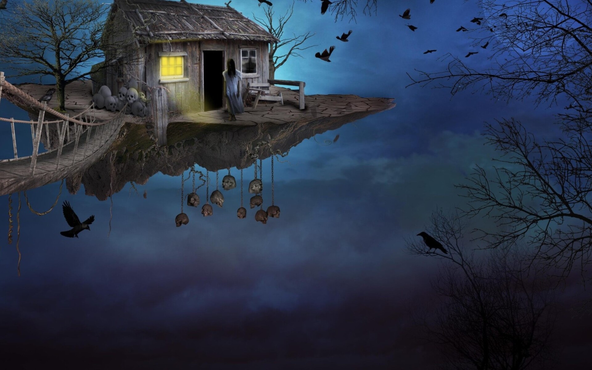 Gothic Fantasy House 1080P Resolution HD 4k Wallpaper, Image, Background, Photo and Picture