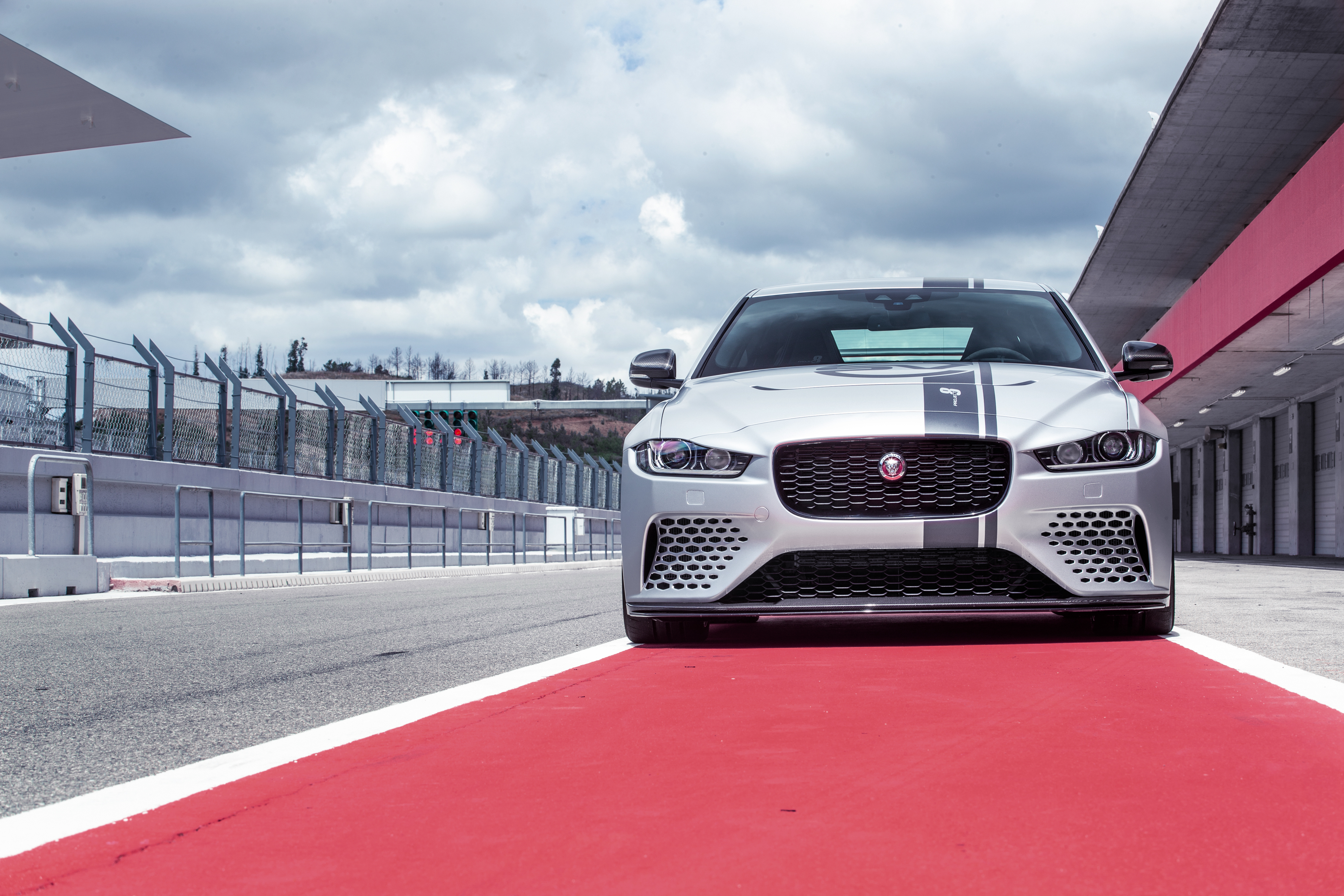 Jaguar XE SV Project 8 HD wallpaper, Background