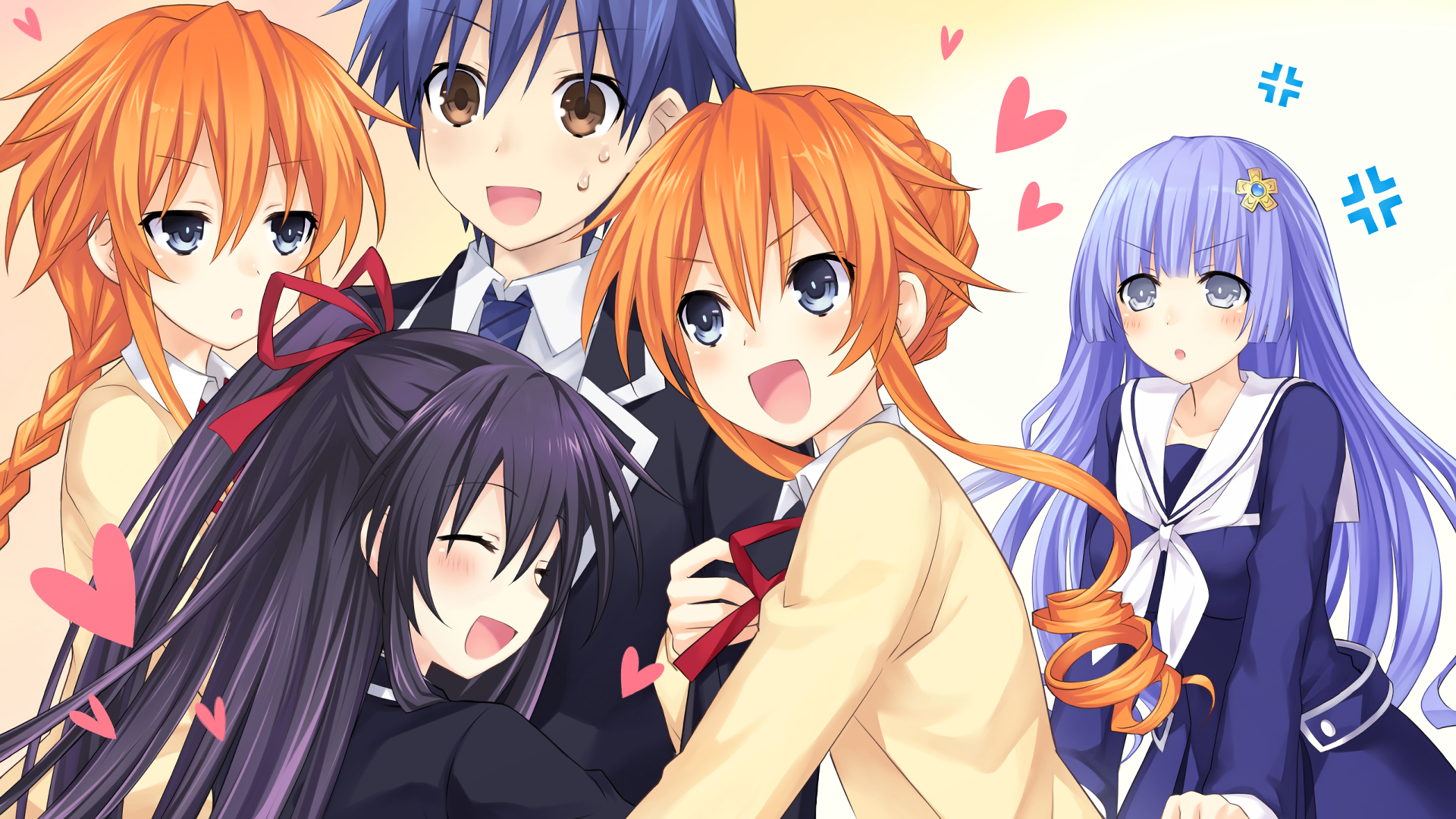 Miku Izayoi Shido Itsuka Kaguya Yamai and Tohka Yatogami HD Wallpaper