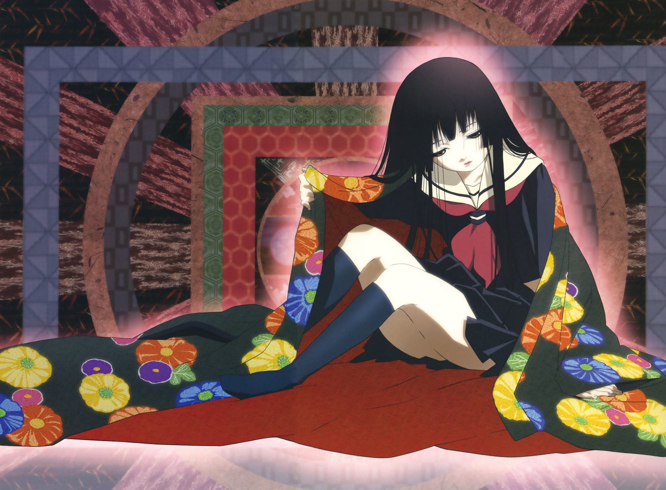 Wallpaper, Jigoku Shoujo, Enma Ai 2230x1639