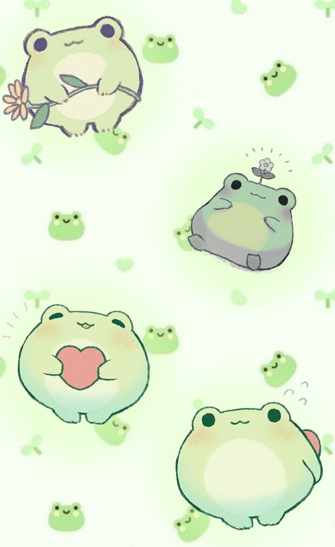 Cute Frog Wallpaper. Frog wallpaper, Cute animal drawings kawaii, Cute little drawings