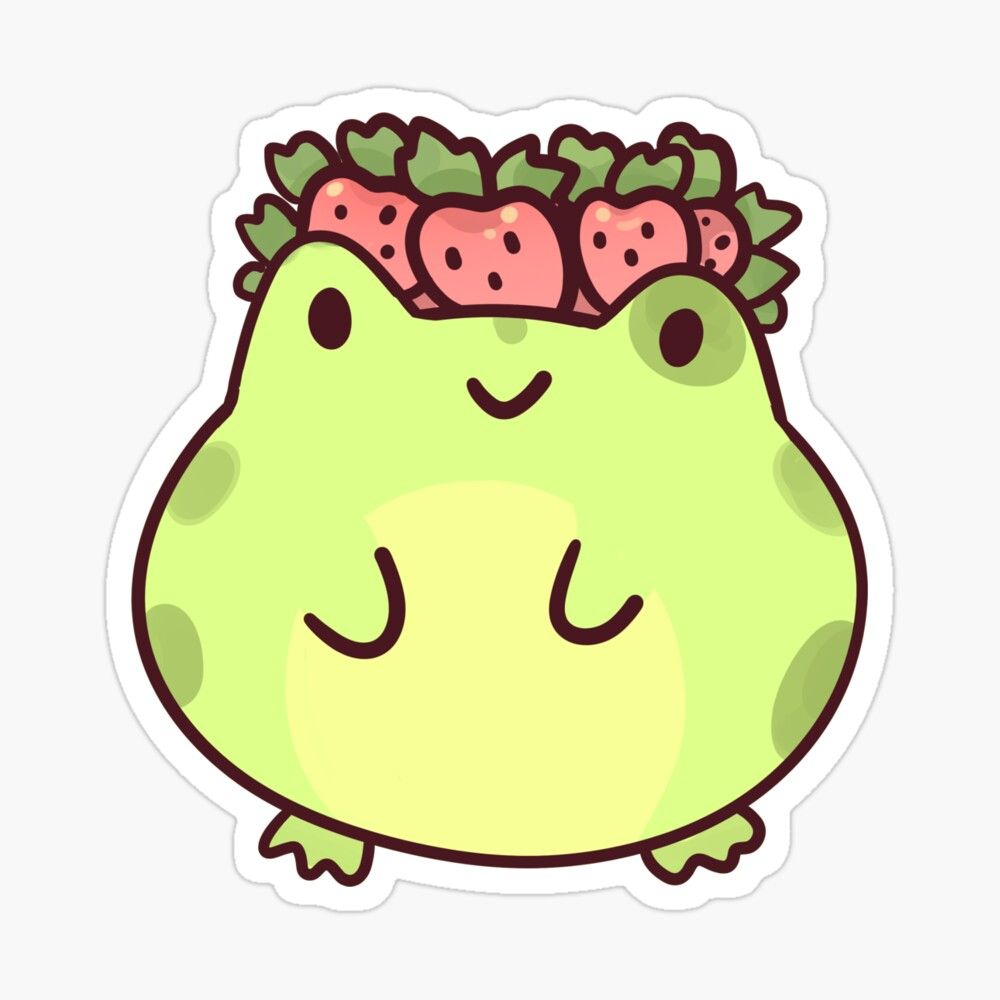 cute frog Sticker by narykkoi. Frog drawing, Cute frogs, Frog art