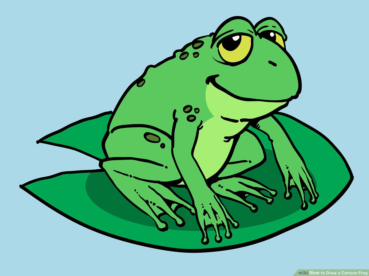 Cartoon Frog: 10 Steps (with Picture)