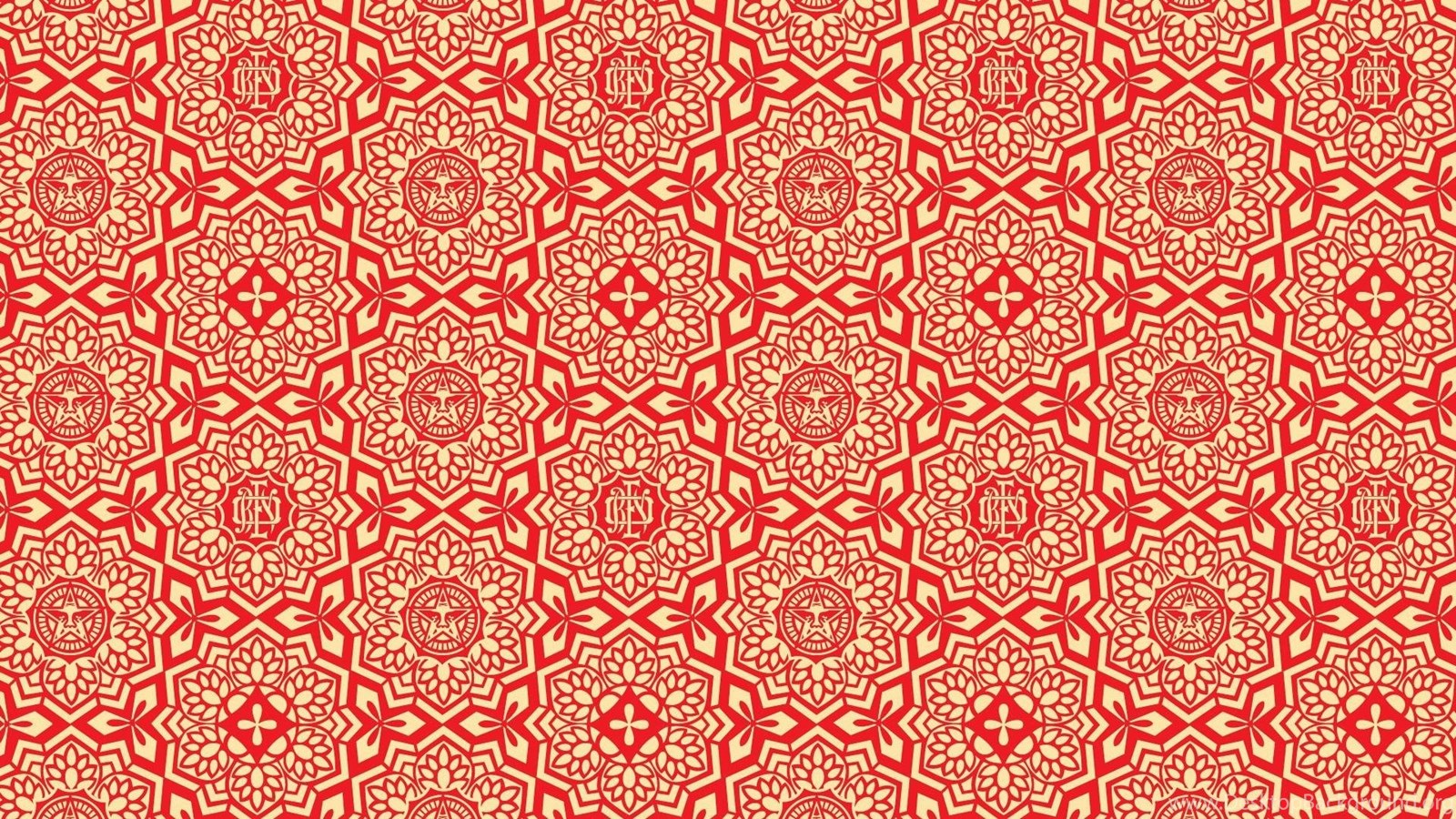 Incase Shepard Fairey Obey Red Wallpaper Desktop Background