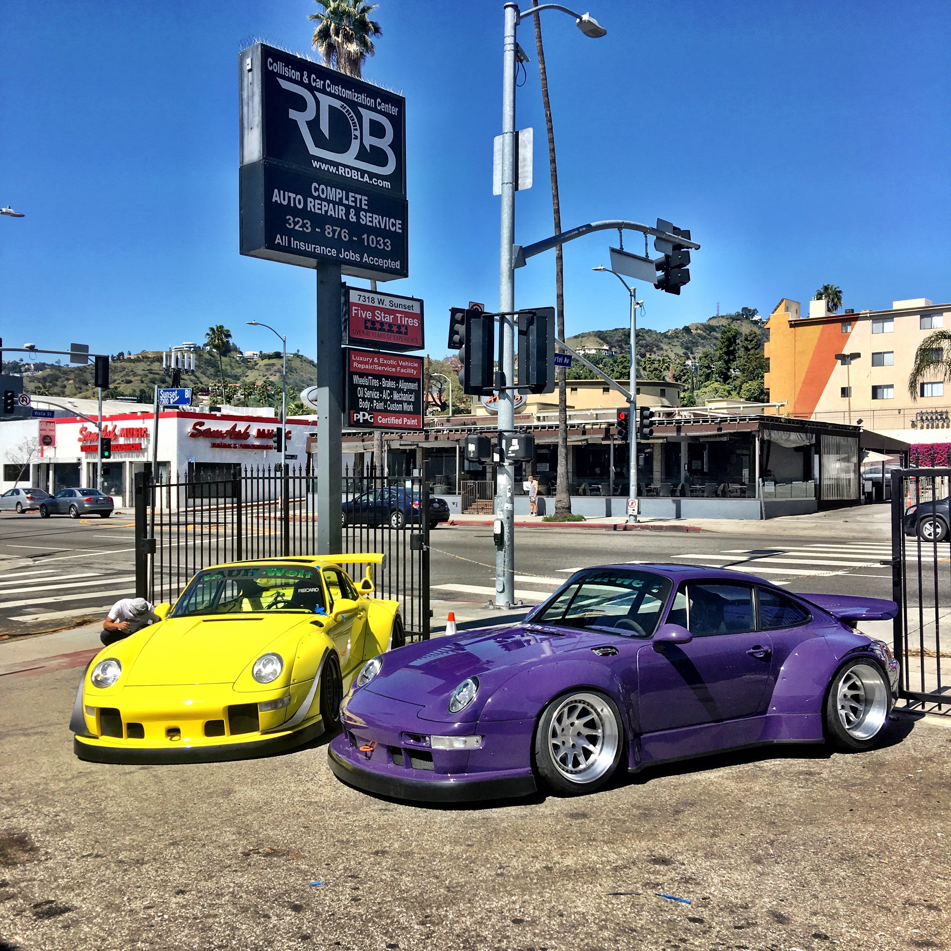 Los Angeles Welcomes New Rauh Welt Begriff Build With Purple Porsche 911