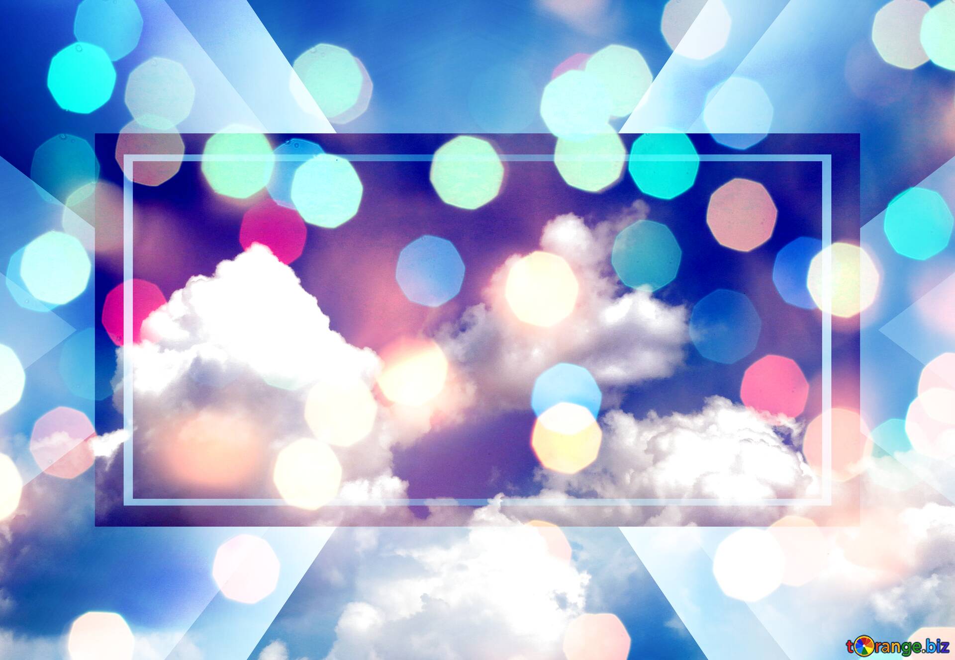 Download Free Picture Sky With Clouds Happy Birthday Card Bokeh Background Powerpoint Website Infographic Banner Layout Design Responsive Brochure Business On CC BY License Free Image Stock TOrange.biz Fx №188411