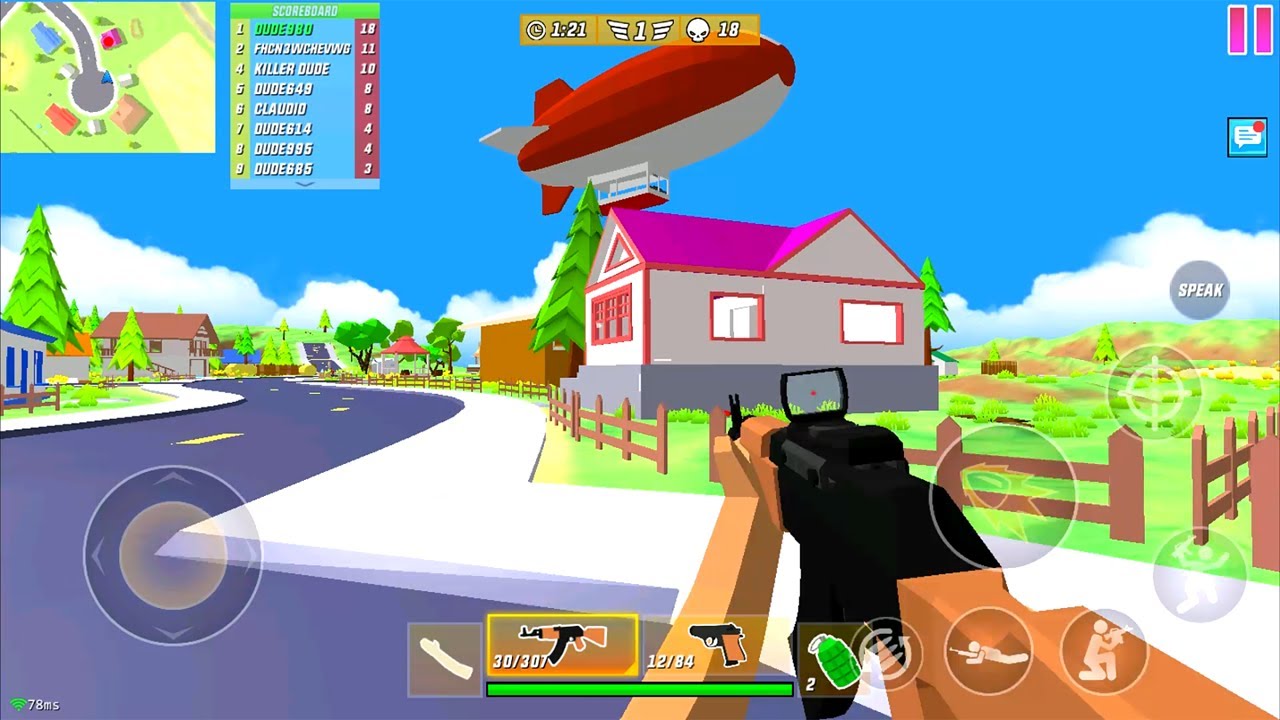 Dude Theft Wars: Online FPS Sandbox Simulator BETA Android Gameplay