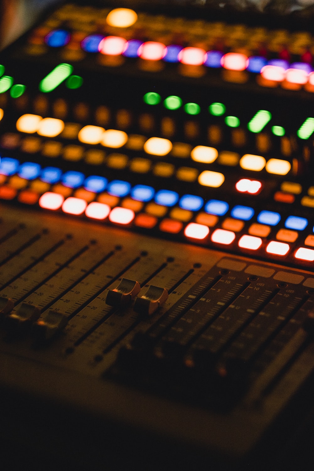 Mixing Console Picture. Download Free Image