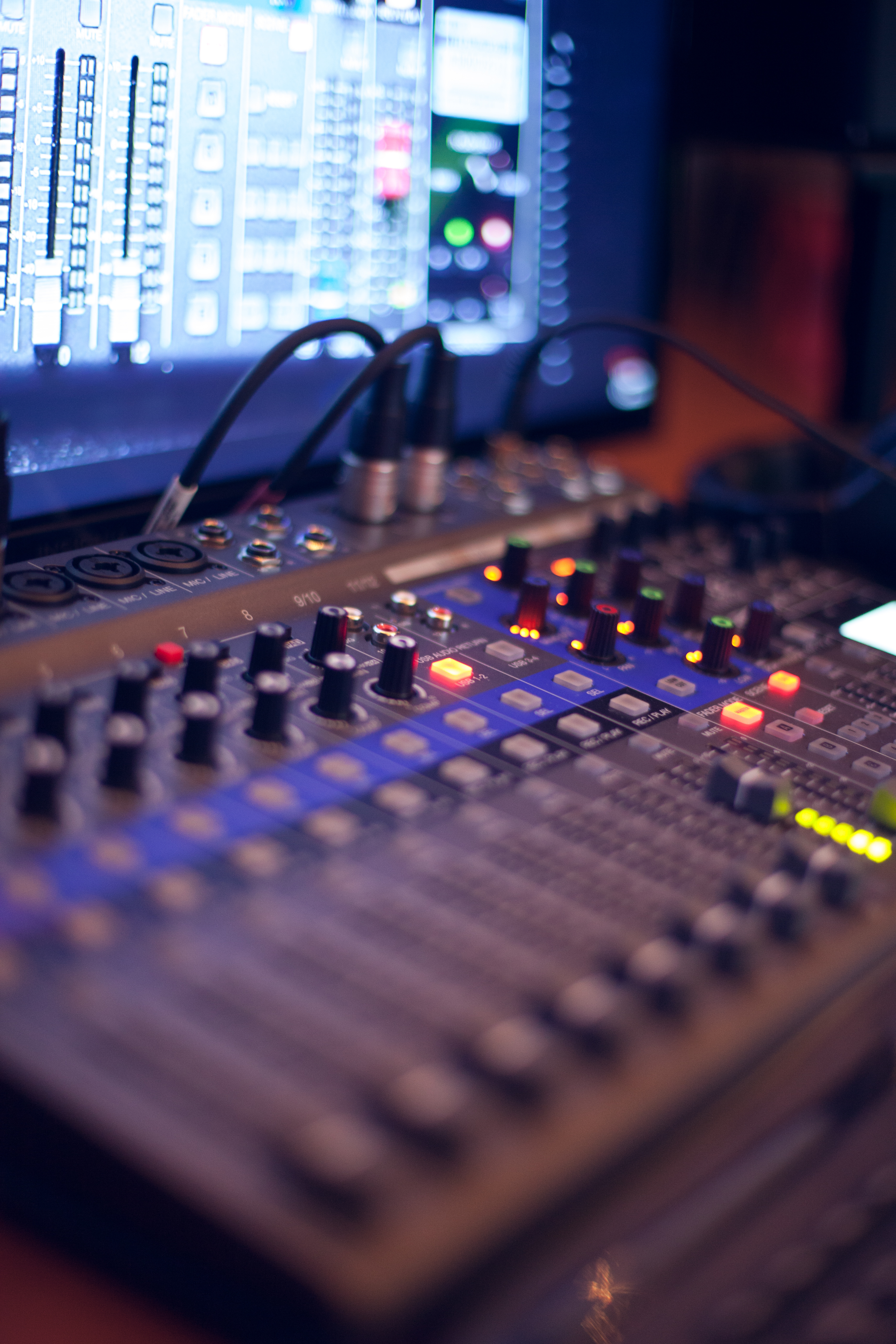 Turned on Audio Mixing Console · Free