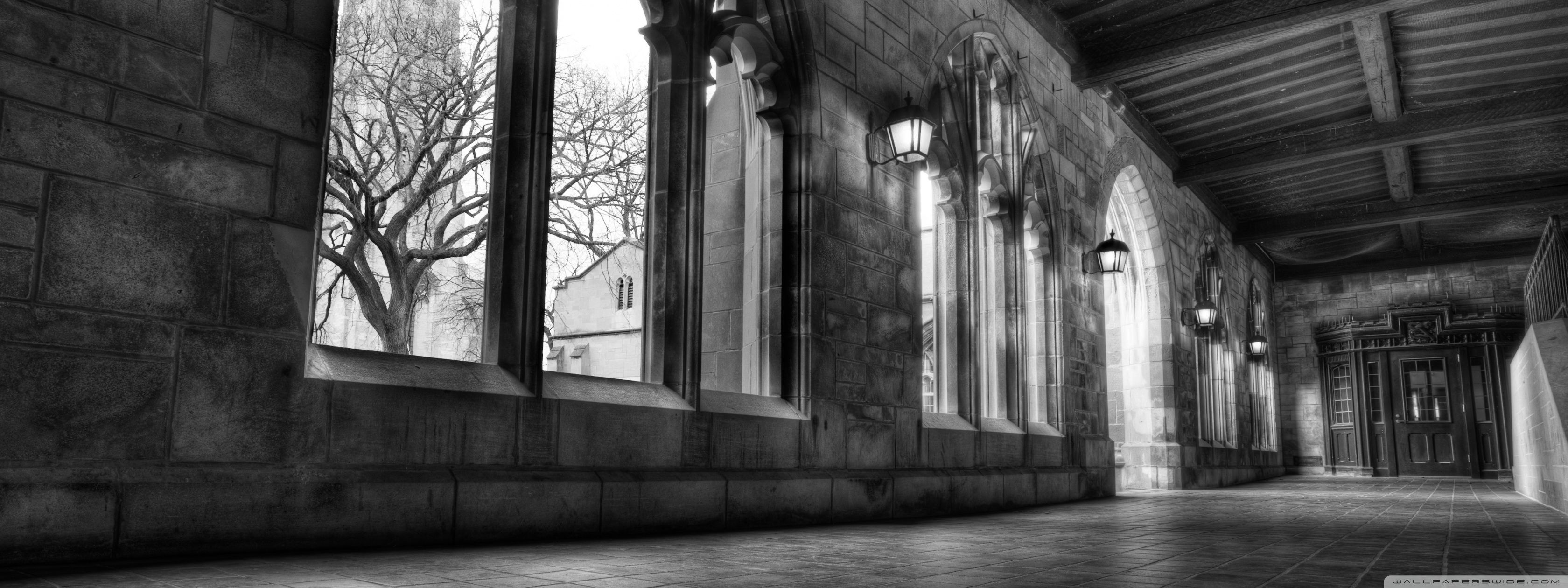 University Of Chicago Hallway HD desktop wallpaper, Widescreen