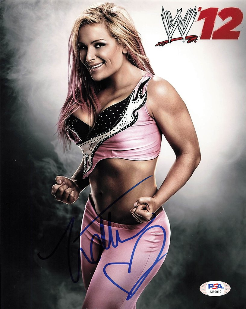 Natalya Neidhart Signed 8x10 Photo PSA DNA WWE Autographed Wrestling