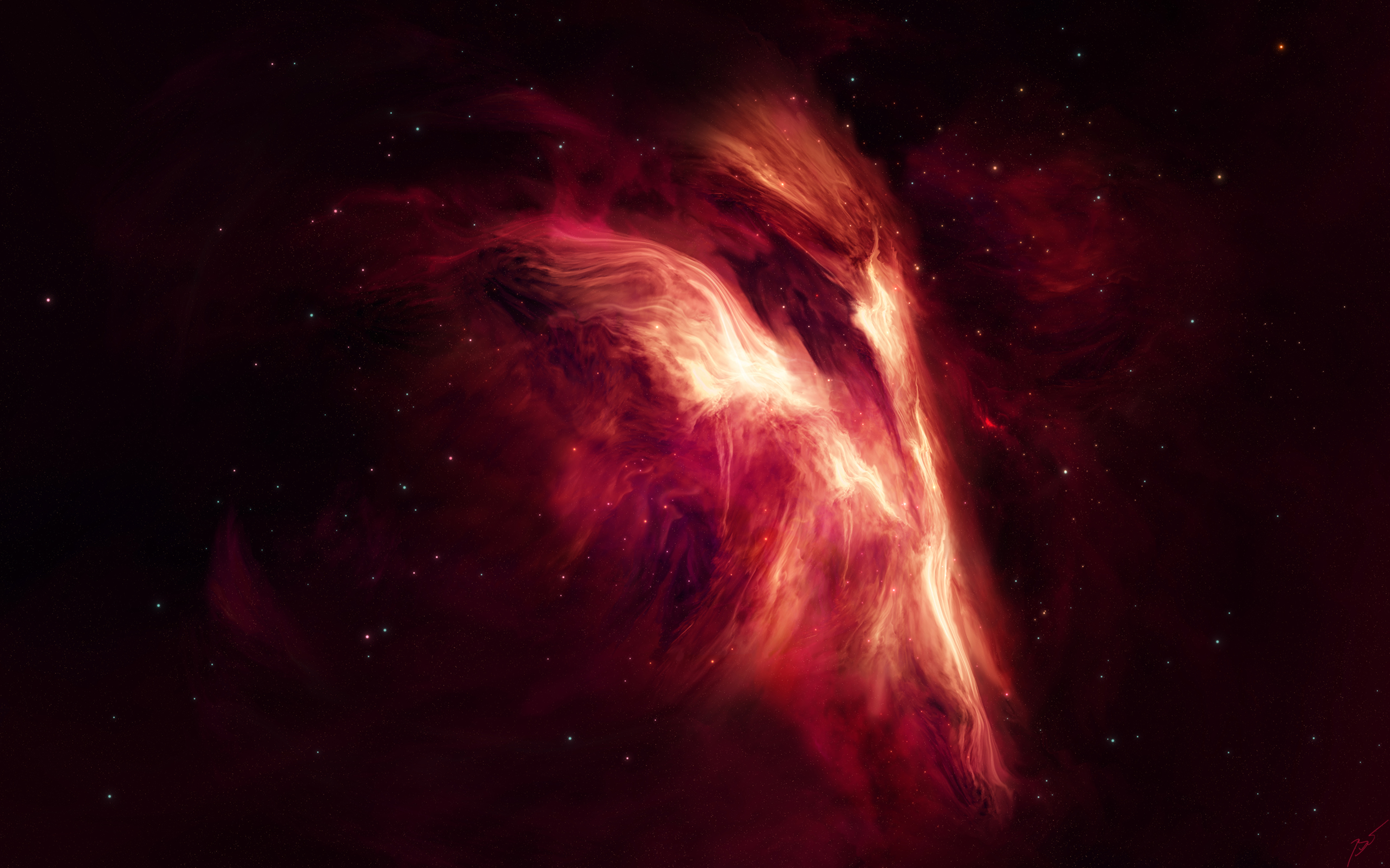 Nebula Red Dark 4k HD 4k Wallpaper, Image, Background, Photo and Picture