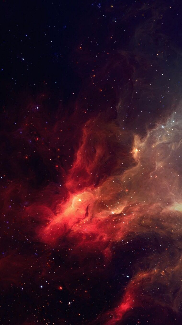 Red nebula. Space iphone wallpaper, HD space, Wallpaper space