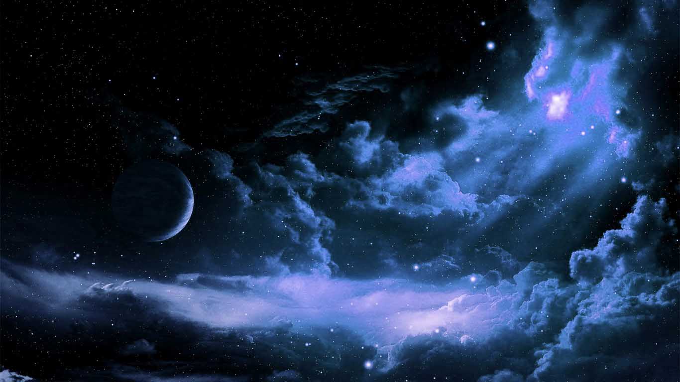 Beautiful Starry Night Desktop Wallpaper In HD