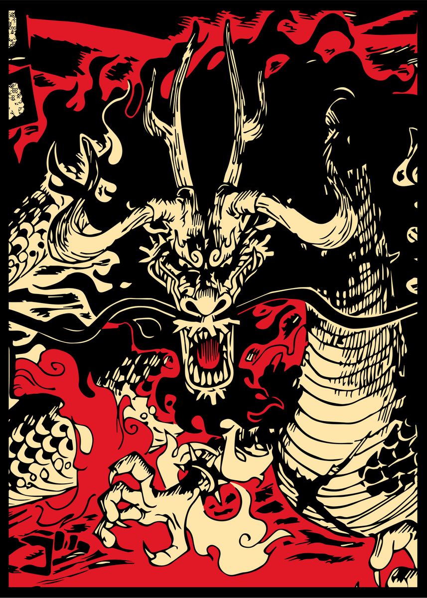 Kaido Dragon Form' Poster