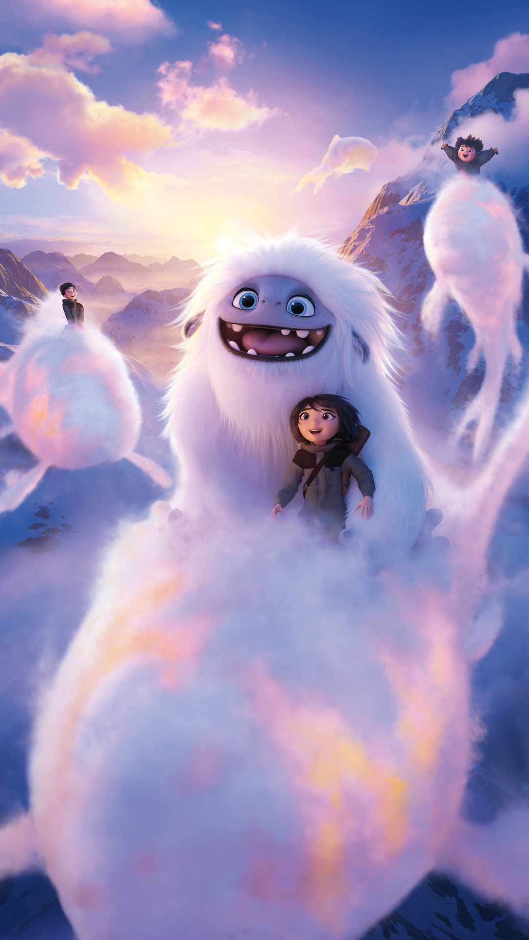 1080x1920 abominable, 2019 movies, animated movies, hd, 8k for iPhone 8 wallpaper
