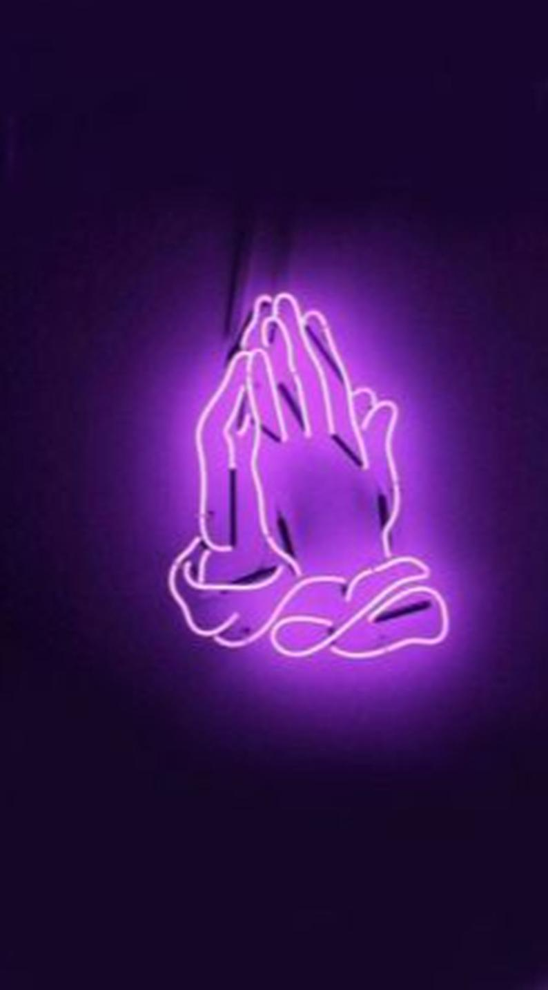 Custom Led Neon Signs Wedding Décor Lighting Effects Signboards To Order Café Bar. Purple wallpaper iphone, Purple wallpaper, Dark purple aesthetic