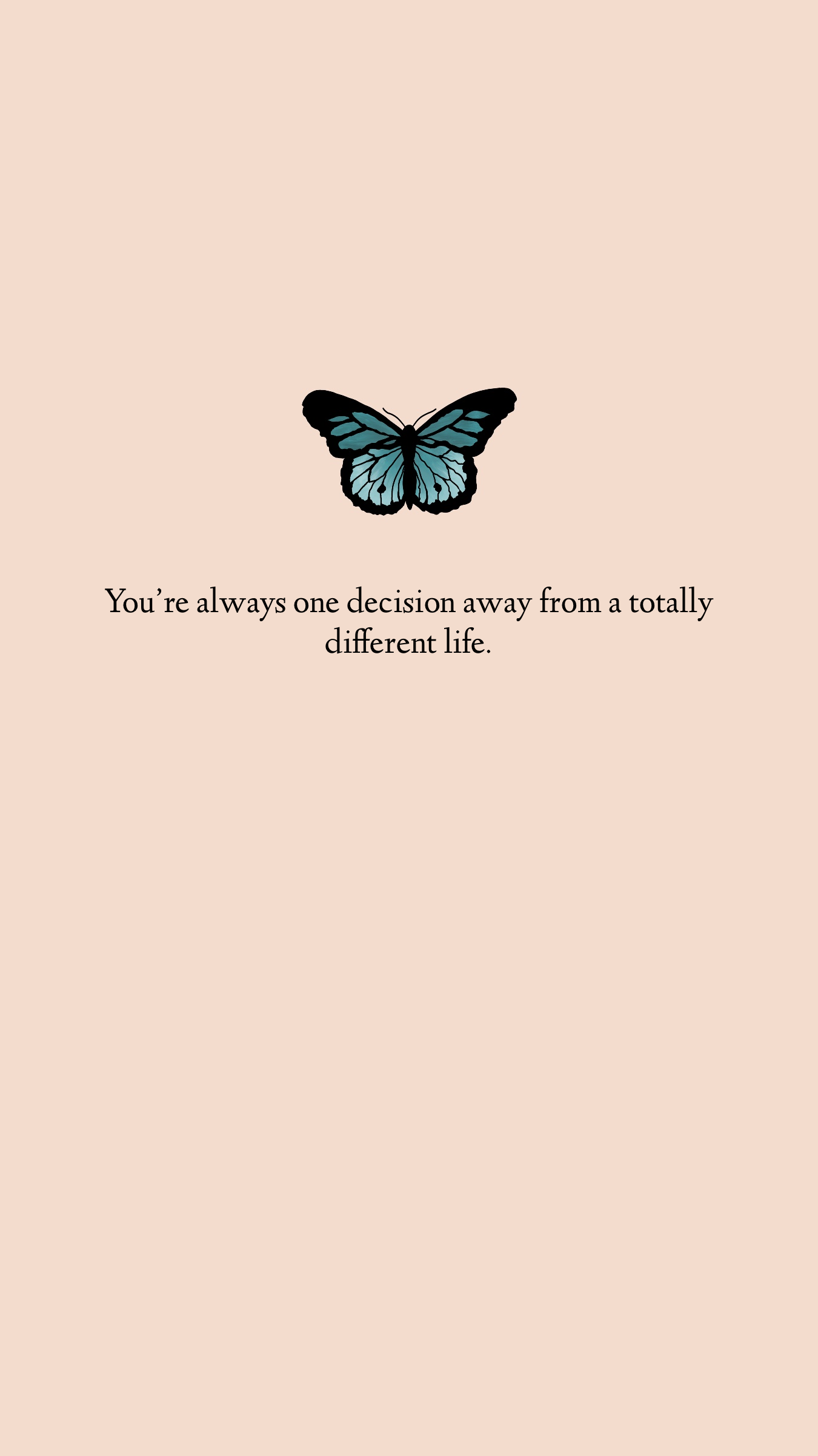 Simple Butterfly Wallpaper Quote. Wallpaper quotes, Simple butterfly, Butterfly wallpaper