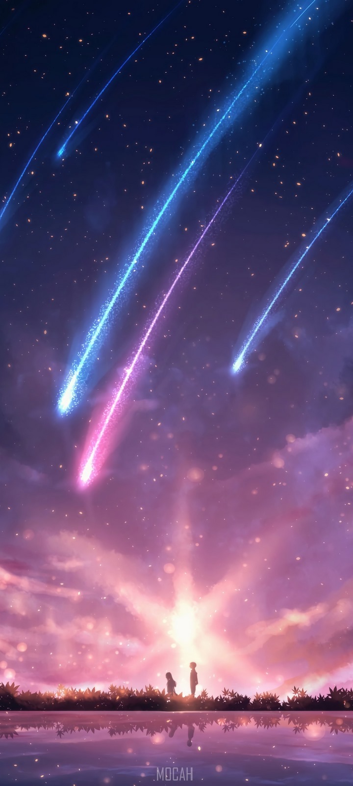 Anime, Nature, Atmosphere, Horizon, Night, vivo Y20i screensaver, 720x1600. Mocah HD Wallpaper