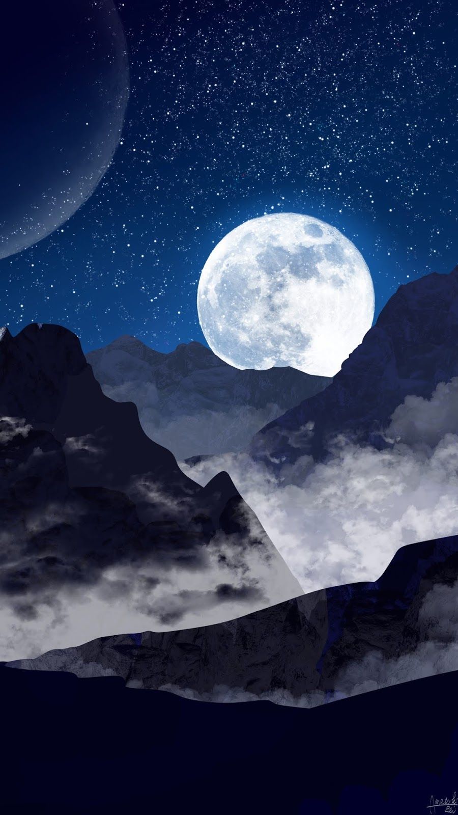 Full moon #wallpaper #iphone #android #background # me. Marvel wallpaper, Full moon, Beautiful wallpaper