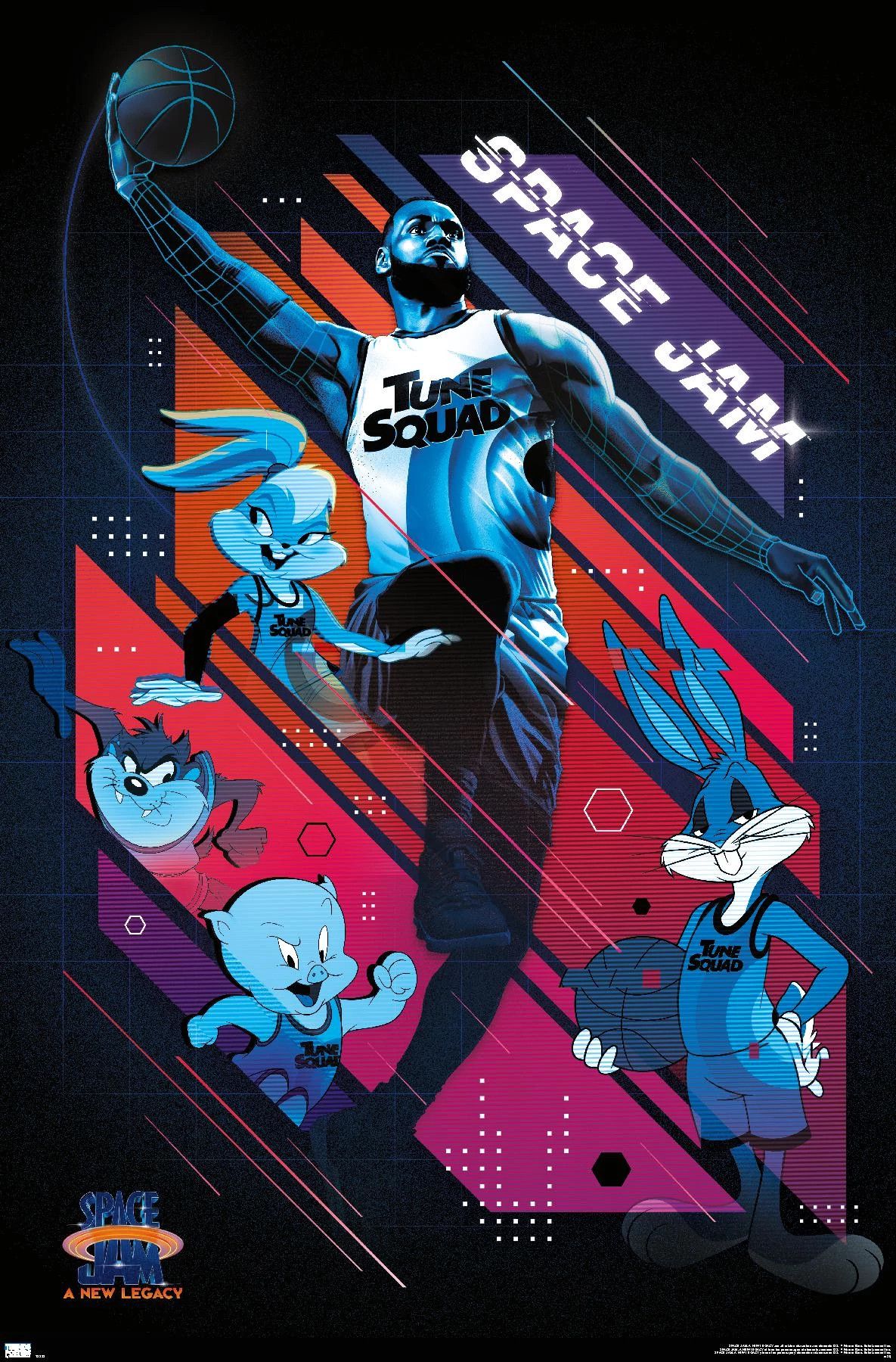Space Jam New Legacy Tune Squad Poster
