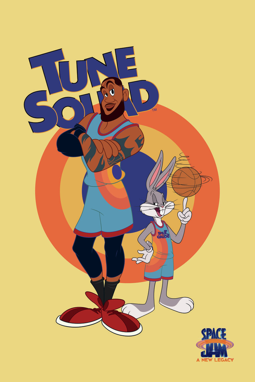 Space Jam 2 Squad yellow. Posters, Art Prints, Wall Murals. +250 000 motifs