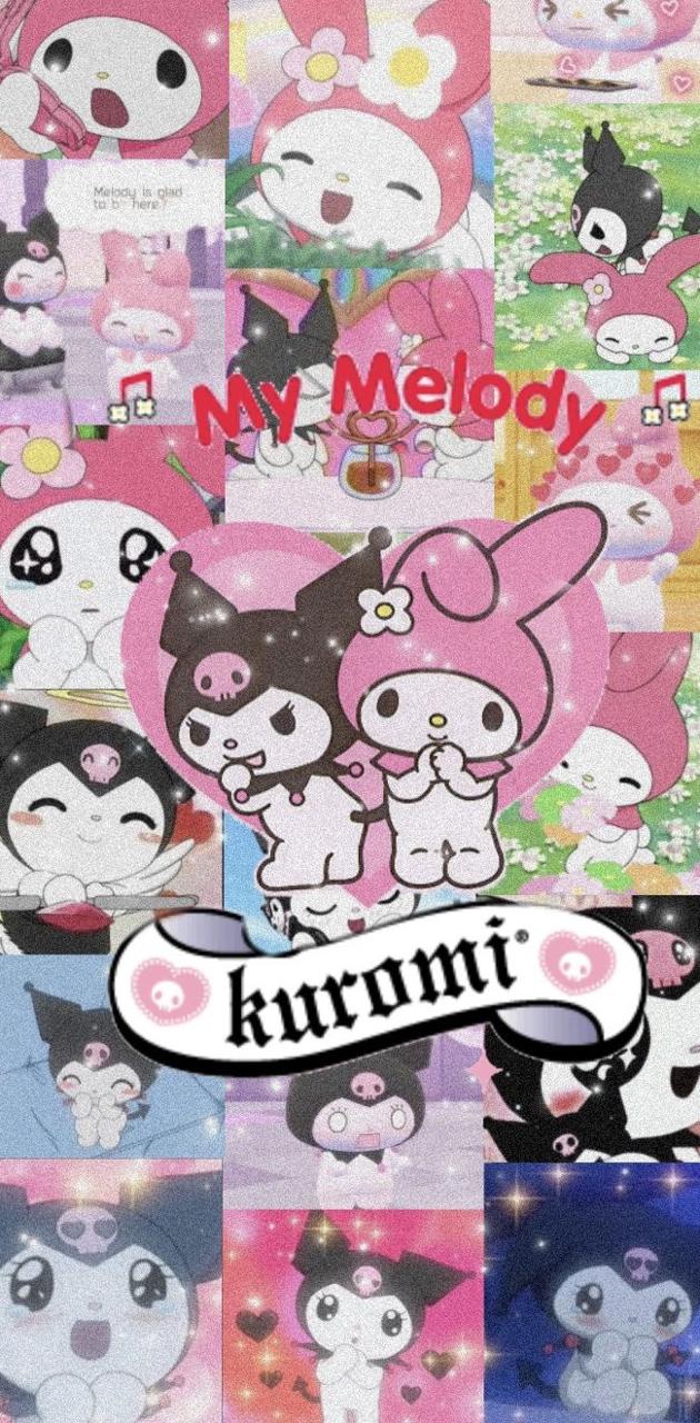 my melody and kuromi wallpaper