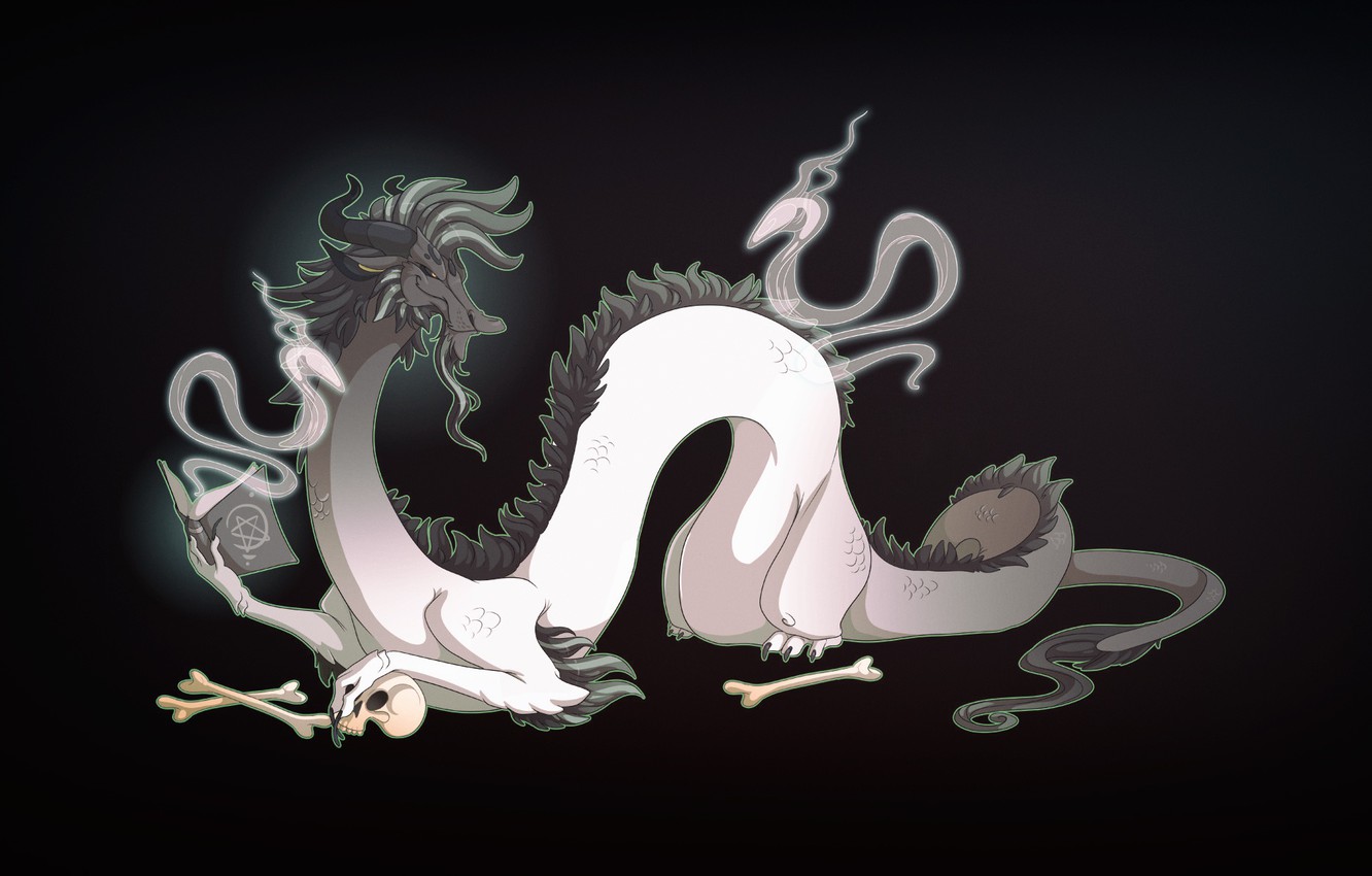 Wallpaper Dragon, Background, Fantasy, Dragon, Mythology, Art, Fiction, Characters, Monsters, Necromancer, A mythical creature, Creatures, Mythology, Candice Sciortino, by Candice Sciortino, Mythka image for desktop, section минимализм