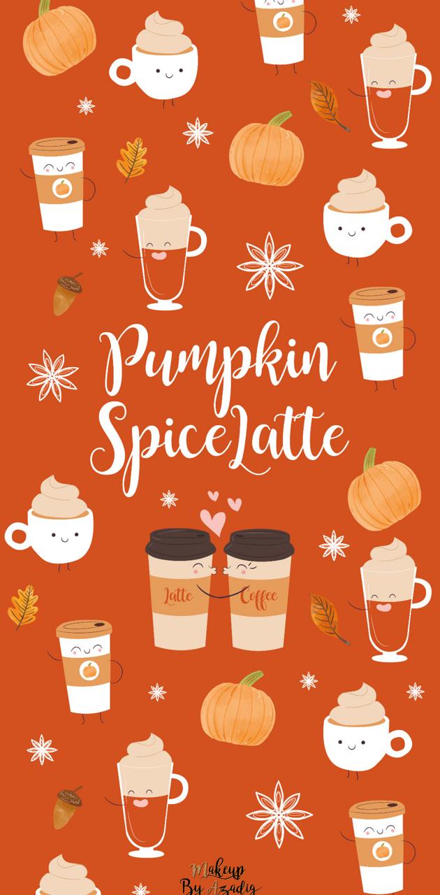 Pumpkin spice latte wallpaper