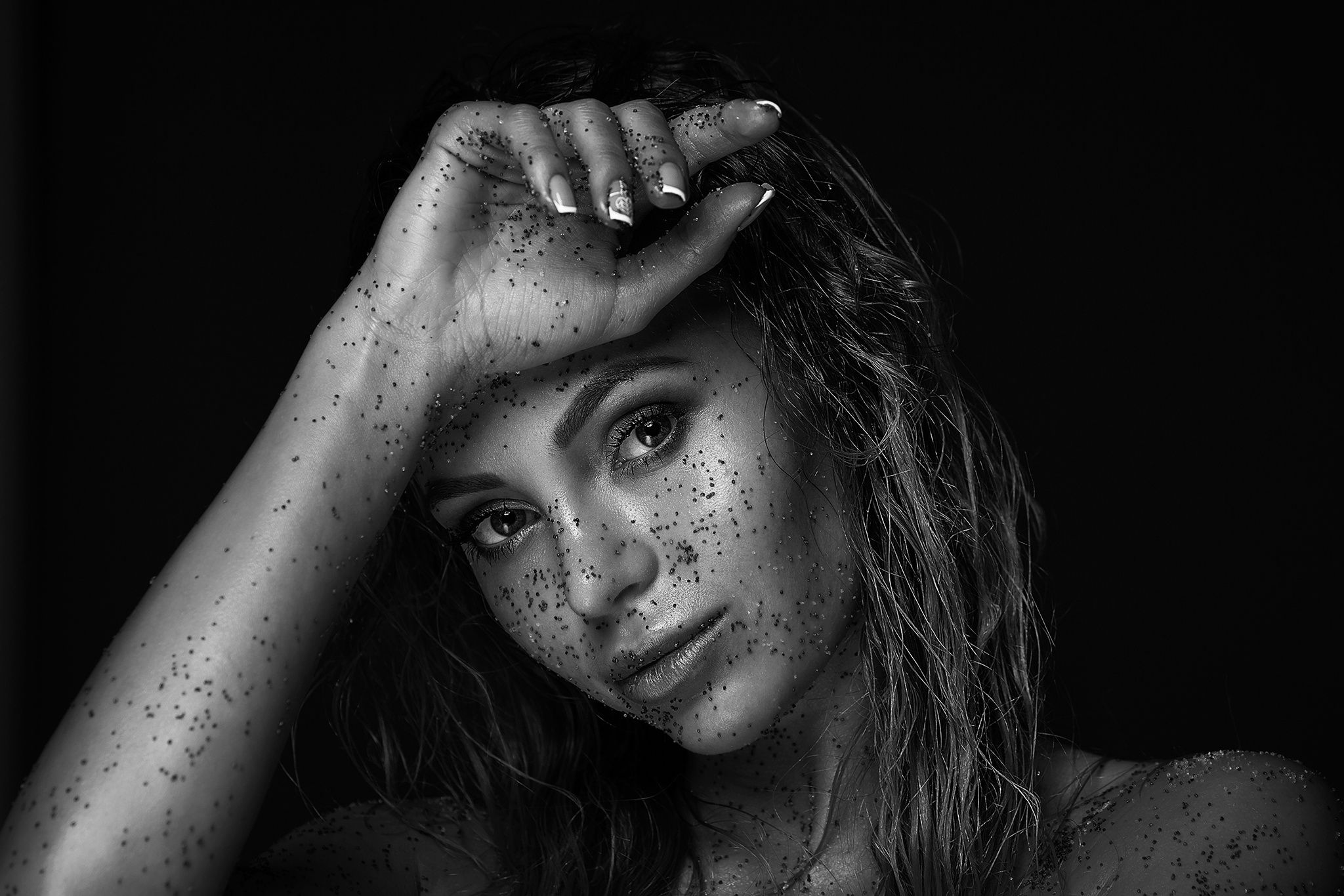 Girls Black and White Wallpaper, HD Girls Black and White Background on WallpaperBat