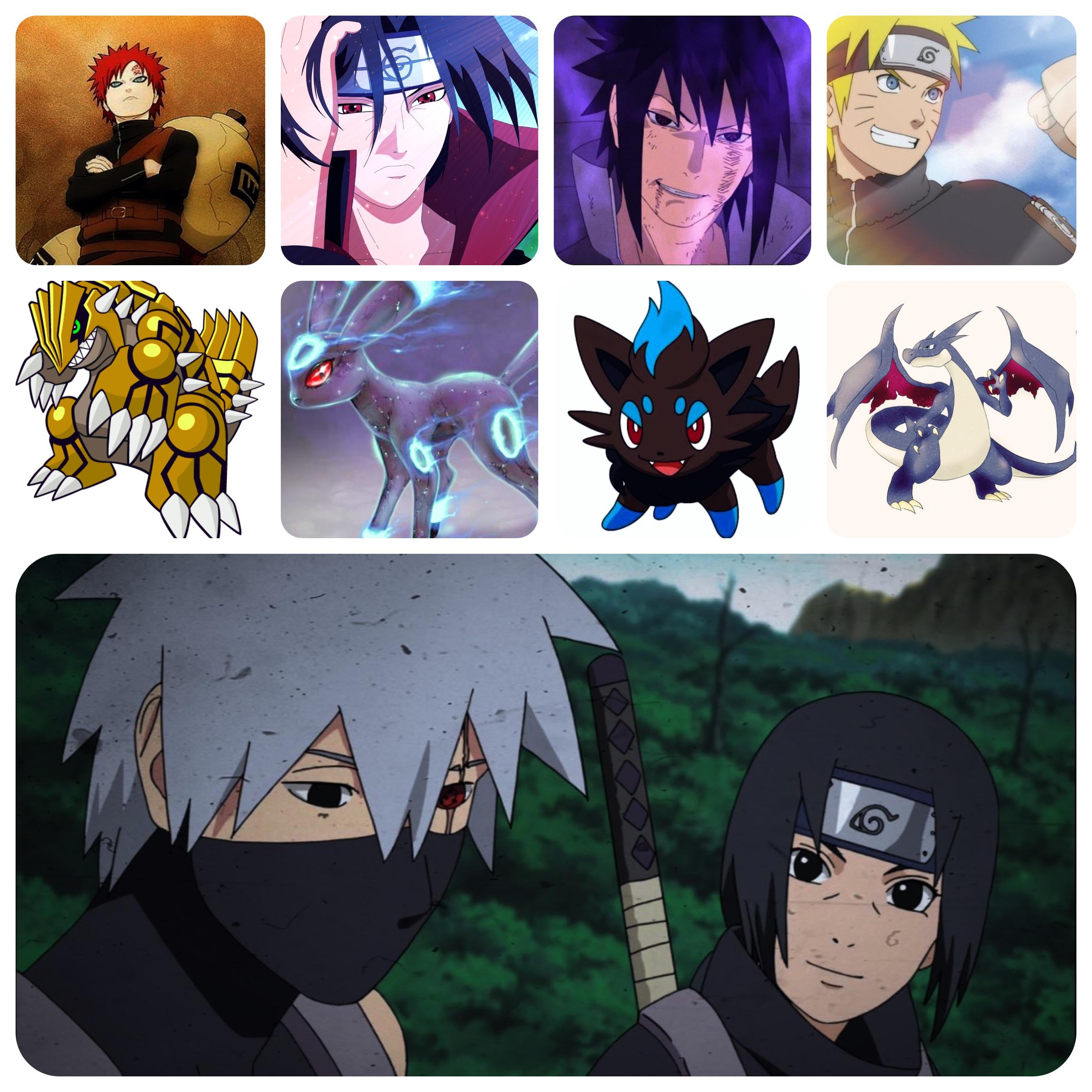 Naruto x Pokemon Wallpaper
