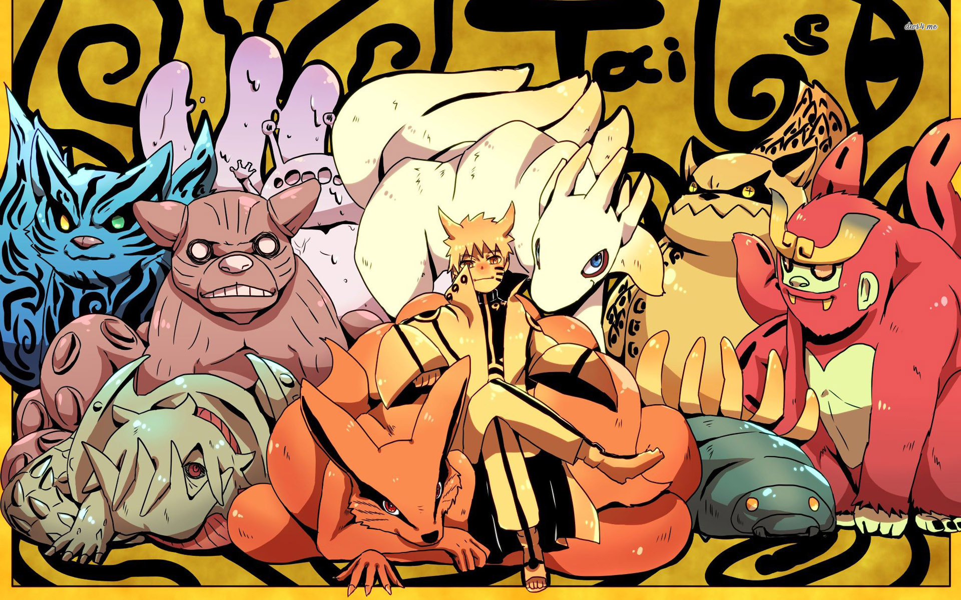 Free download Tailed Beasts Naruto wallpaper Anime wallpaper 23429 [1920x1200] for your Desktop, Mobile & Tablet. Explore Tailed Beasts Wallpaper. Tailed Beasts Wallpaper, Beasts Wallpaper, Fantastic Beasts Wallpaper