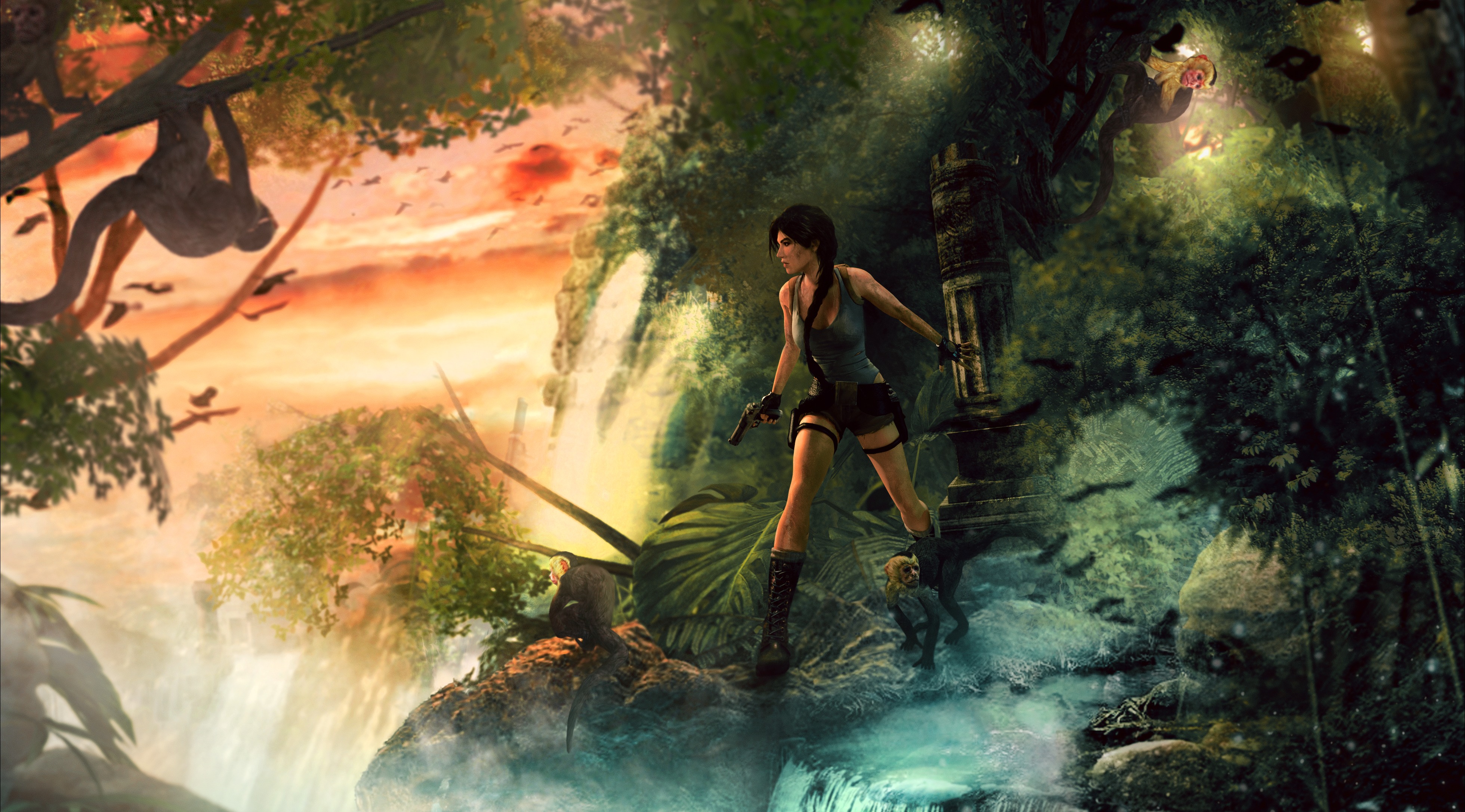 Tomb Raider Underworld 4k Ultra HD Wallpaper