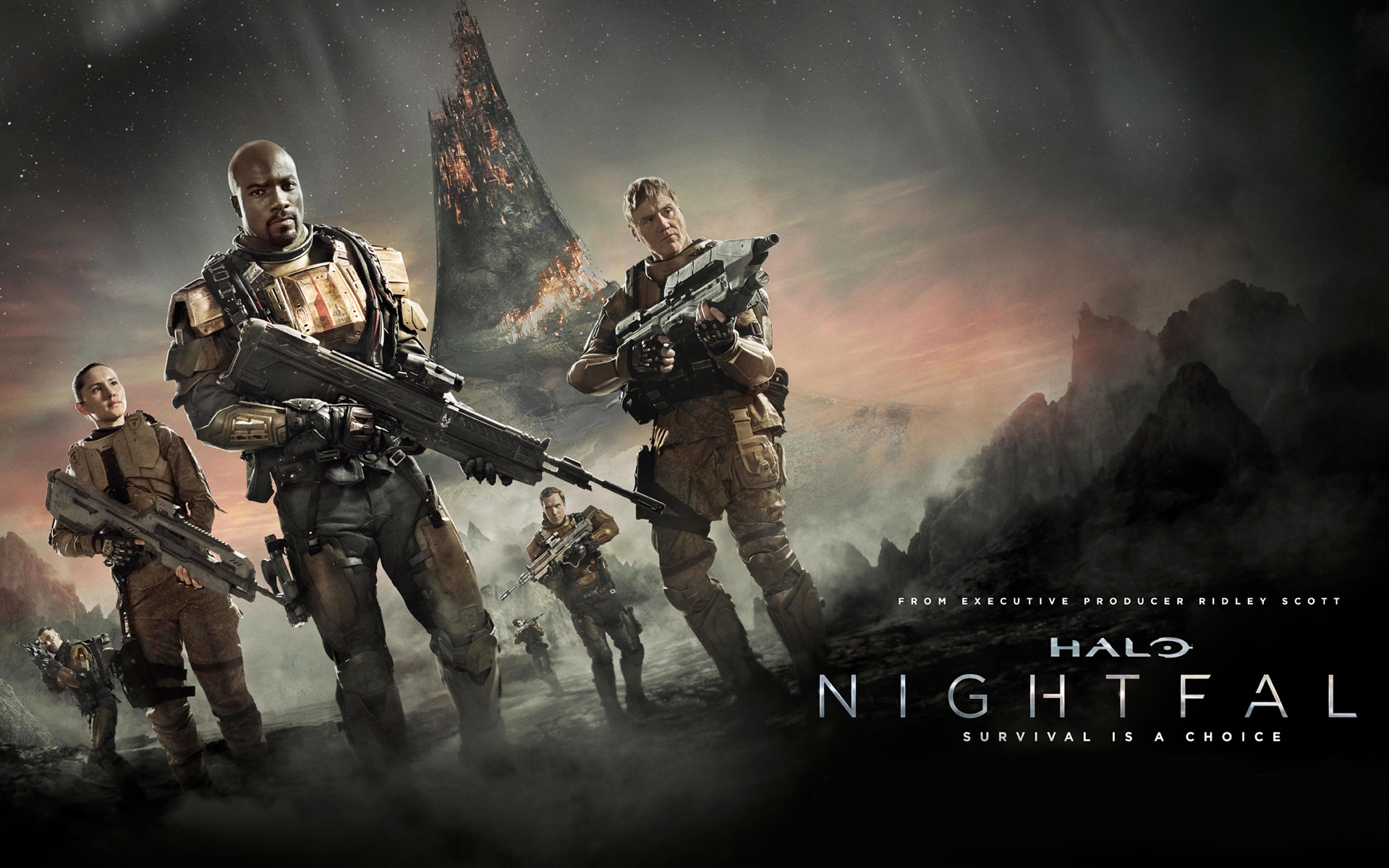 Download TV Show Halo: Nightfall HD Wallpaper