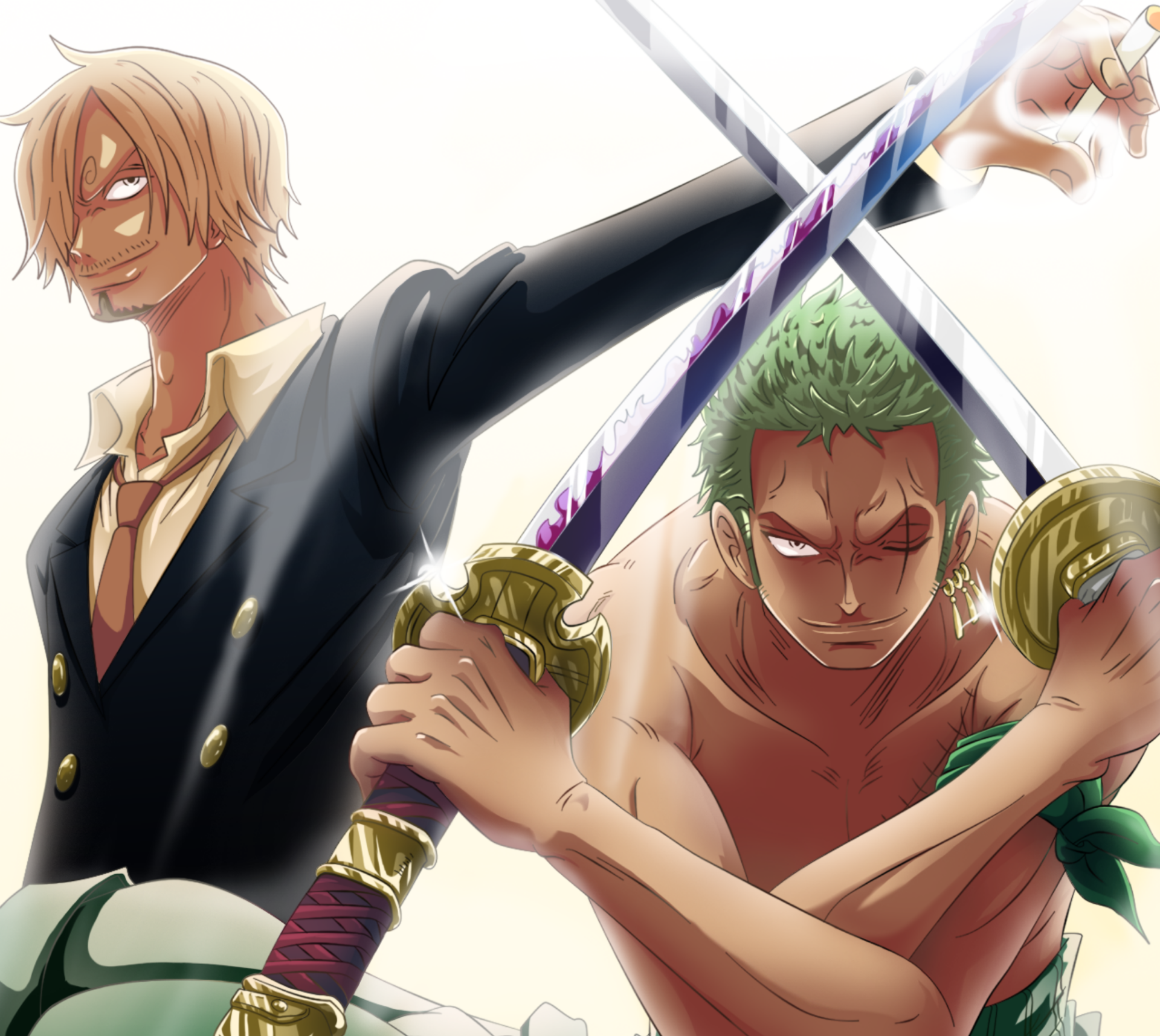 Sanji and Zoro Wallpaper