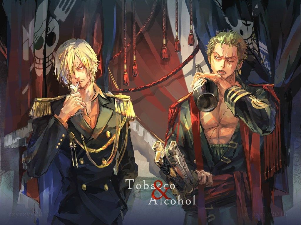 Sanji and Zoro Wallpaper
