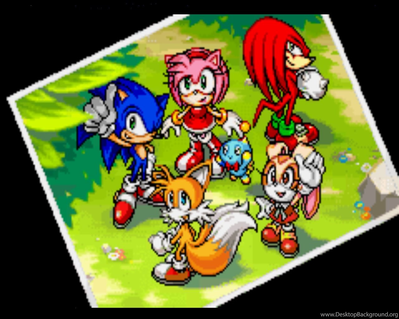 Team Sonic Speed: Wallpaper Sonic Advance Desktop Background