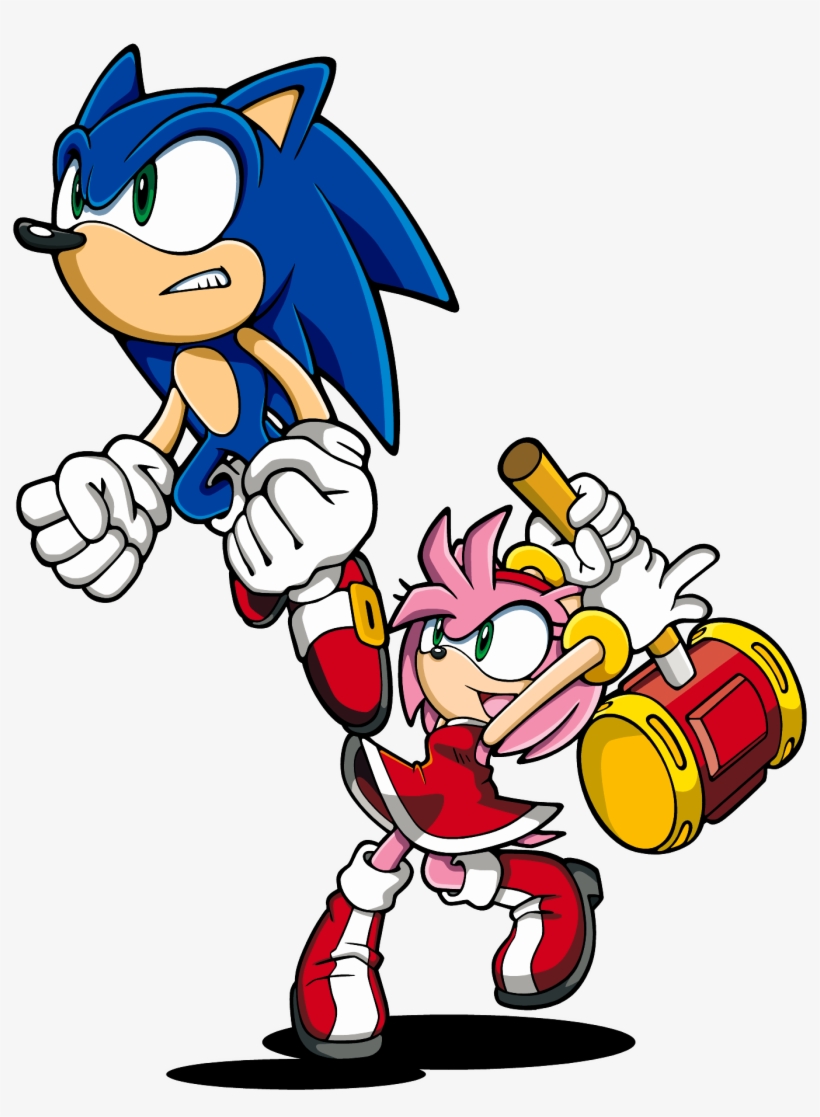 Png Advance 3 Sonic And Amy Transparent PNG Download on NicePNG