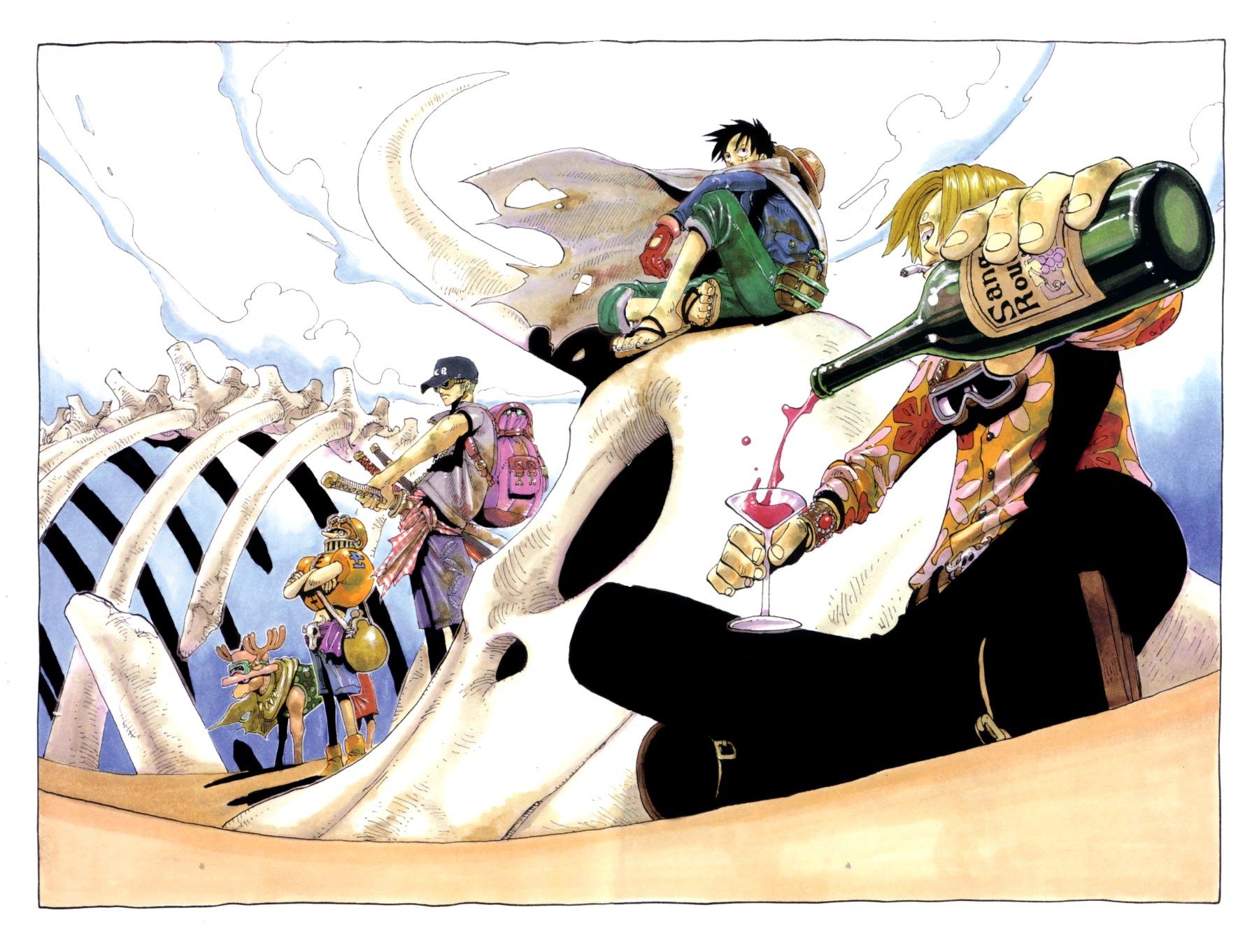 One Piece, Sanji, Monkey D. Luffy, Roronoa Zoro, Usopp, Tony Tony Chopper HD Wallpaper / Desktop and Mobile Image & Photo