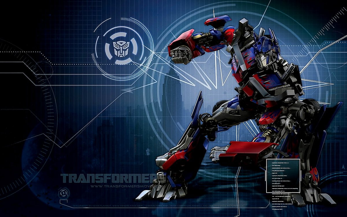 Laptop Transformers, Robot, Cartoons background. Download TOP Free photo
